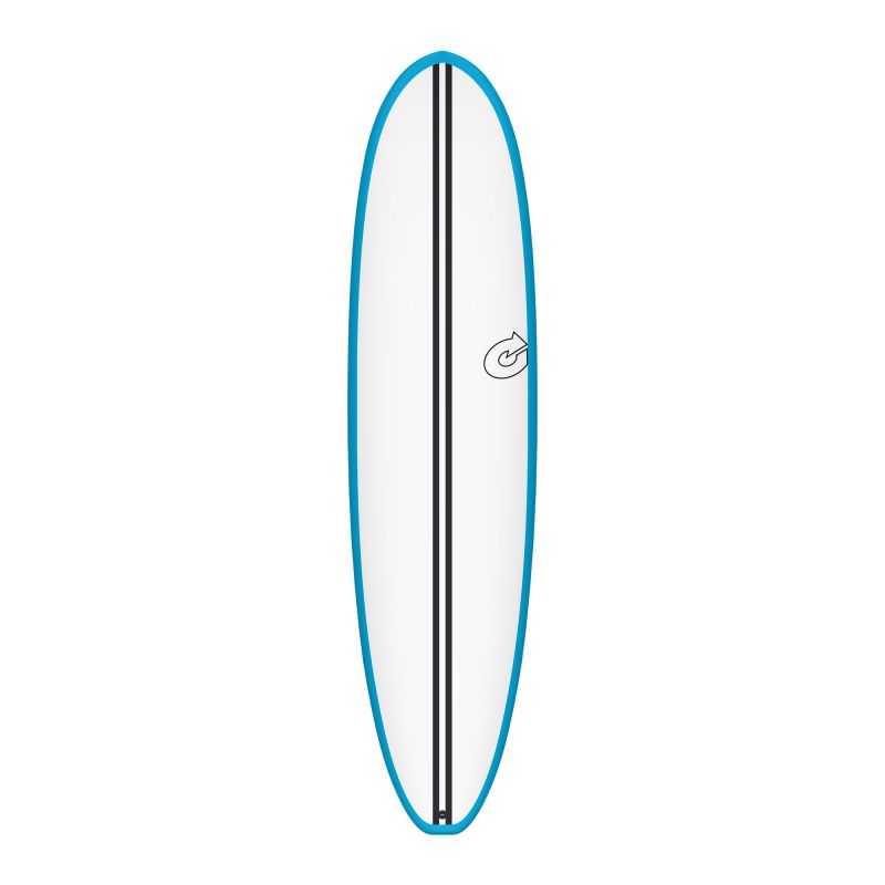 Surfboard TORQ TEC V+ 7.4 Rail Blau