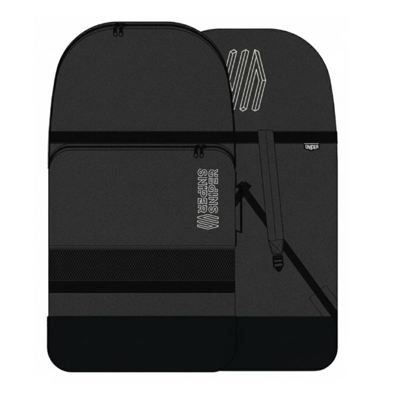 SNIPER Bodyboard Tasche Single Cover Deluxe Black