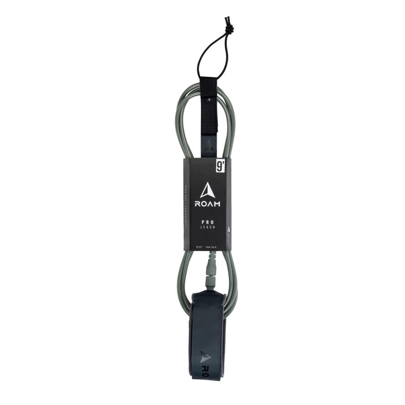 ROAM Surfboard Leash PRO 9.0 Knie Grau