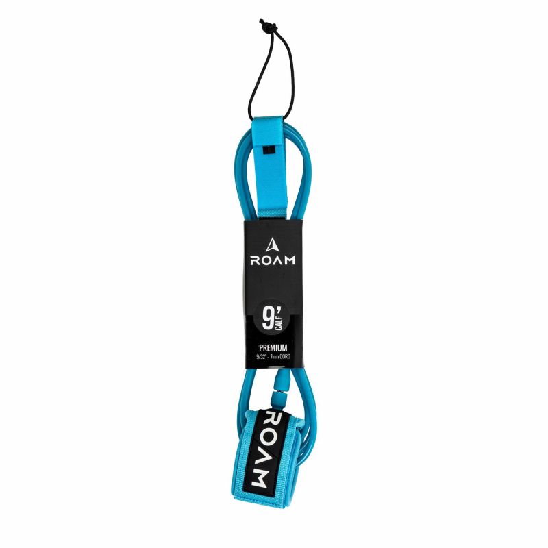 ROAM Surfboard Leash Premium 90 Knie Dark Teal