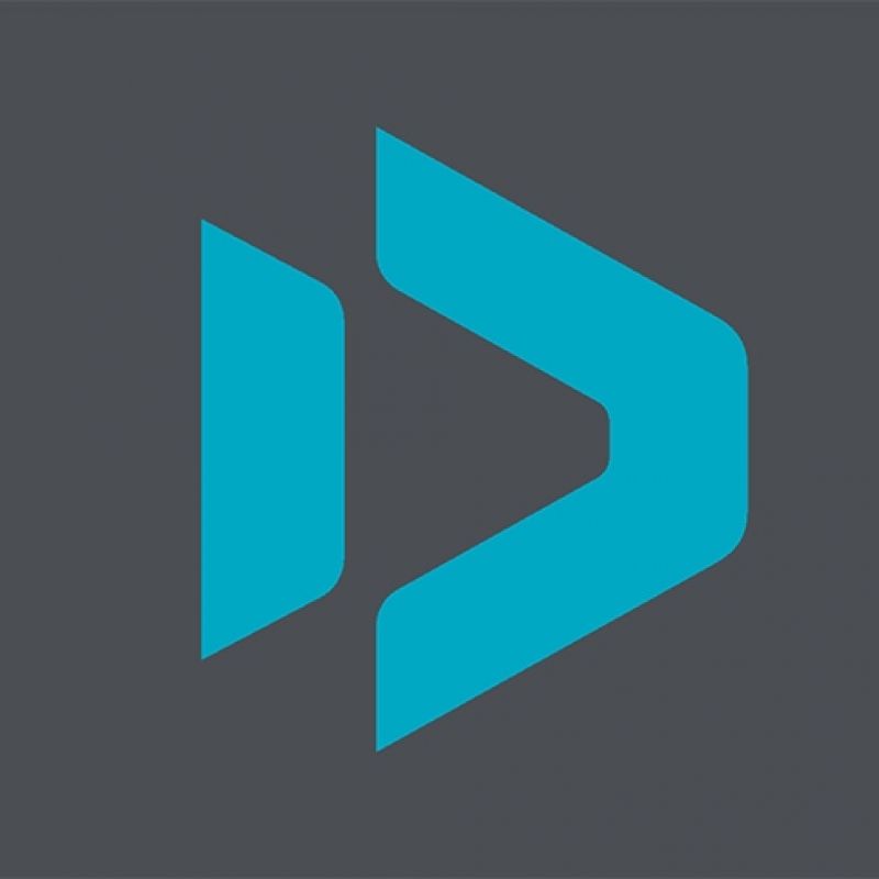 Duotone Logo Aufkleber