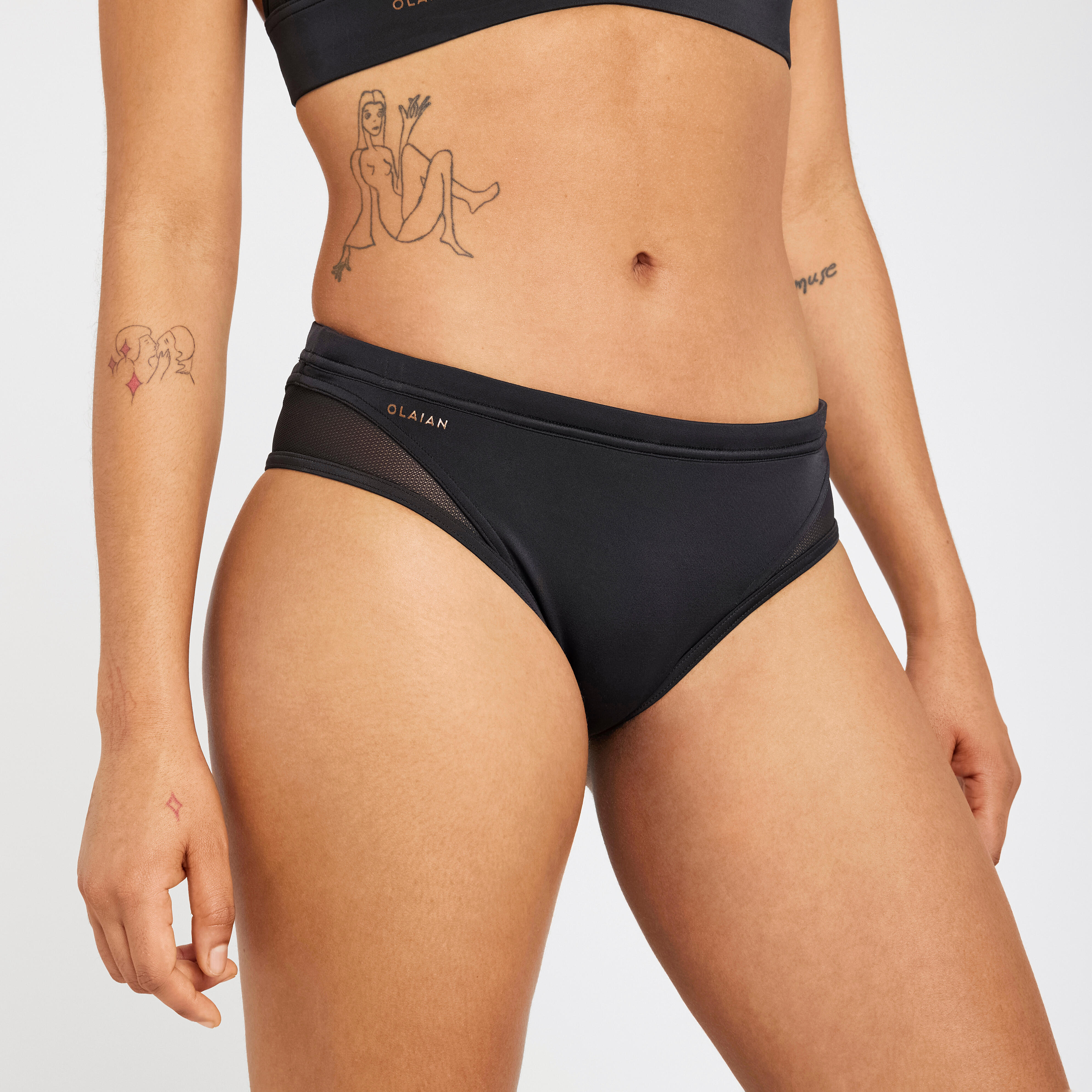 OLAIAN Bikini-Hose Damen - Savana schwarz DE 42 / FR 44