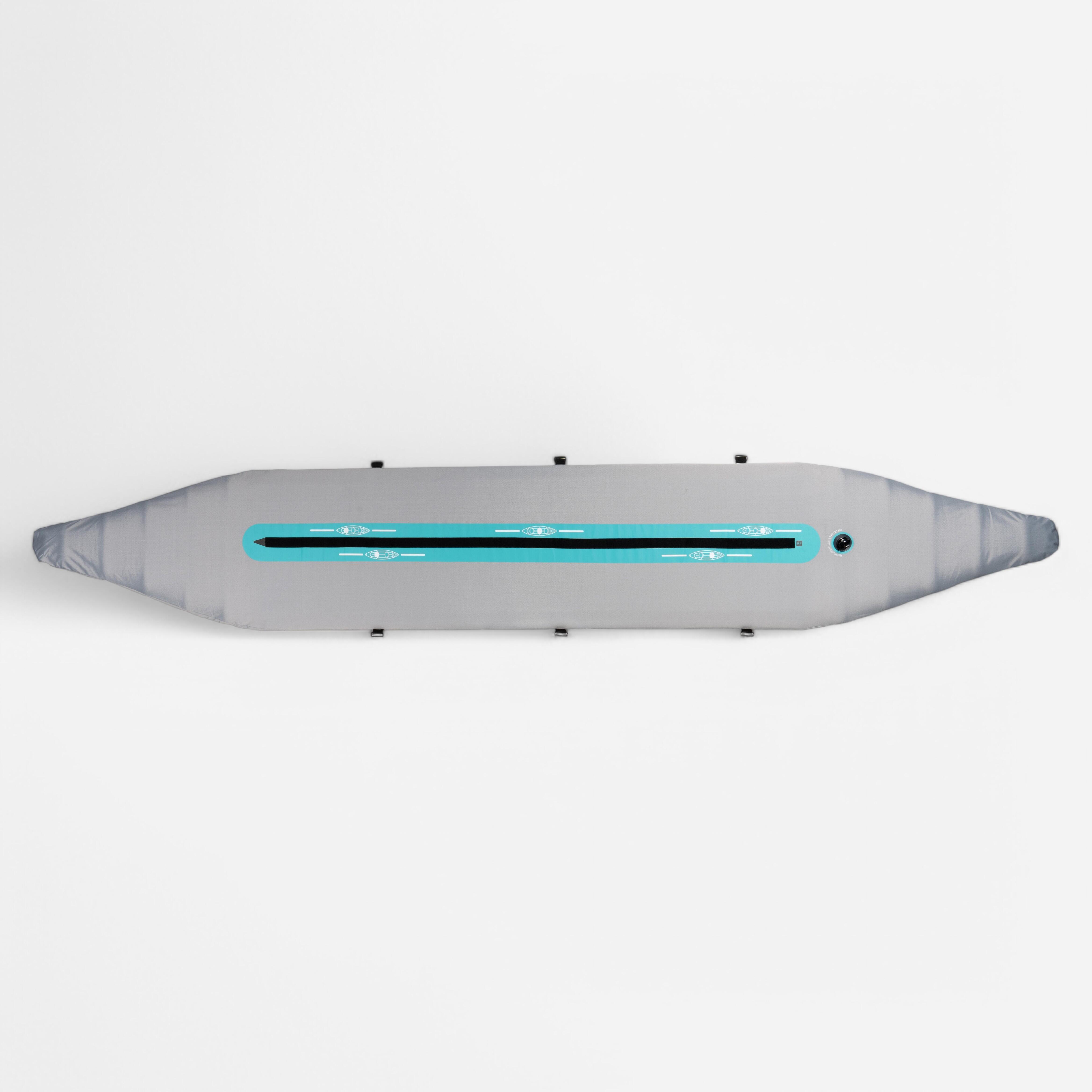 Decathlon Bodenbezug aus Textil für Kajak Itiwit - 100 3-Sitzer No Size