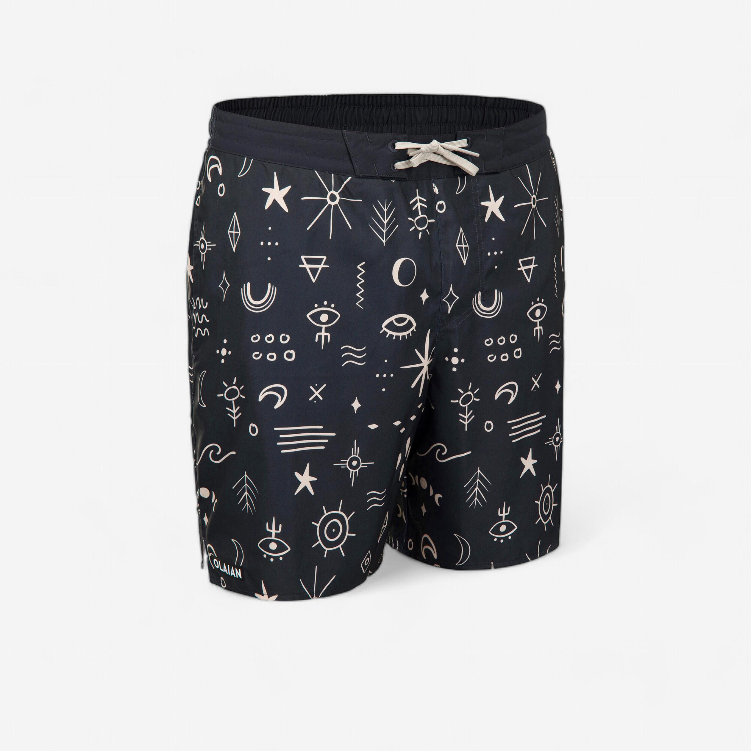 OLAIAN Boardshorts Herren lang 100 Symbol schwarz XL