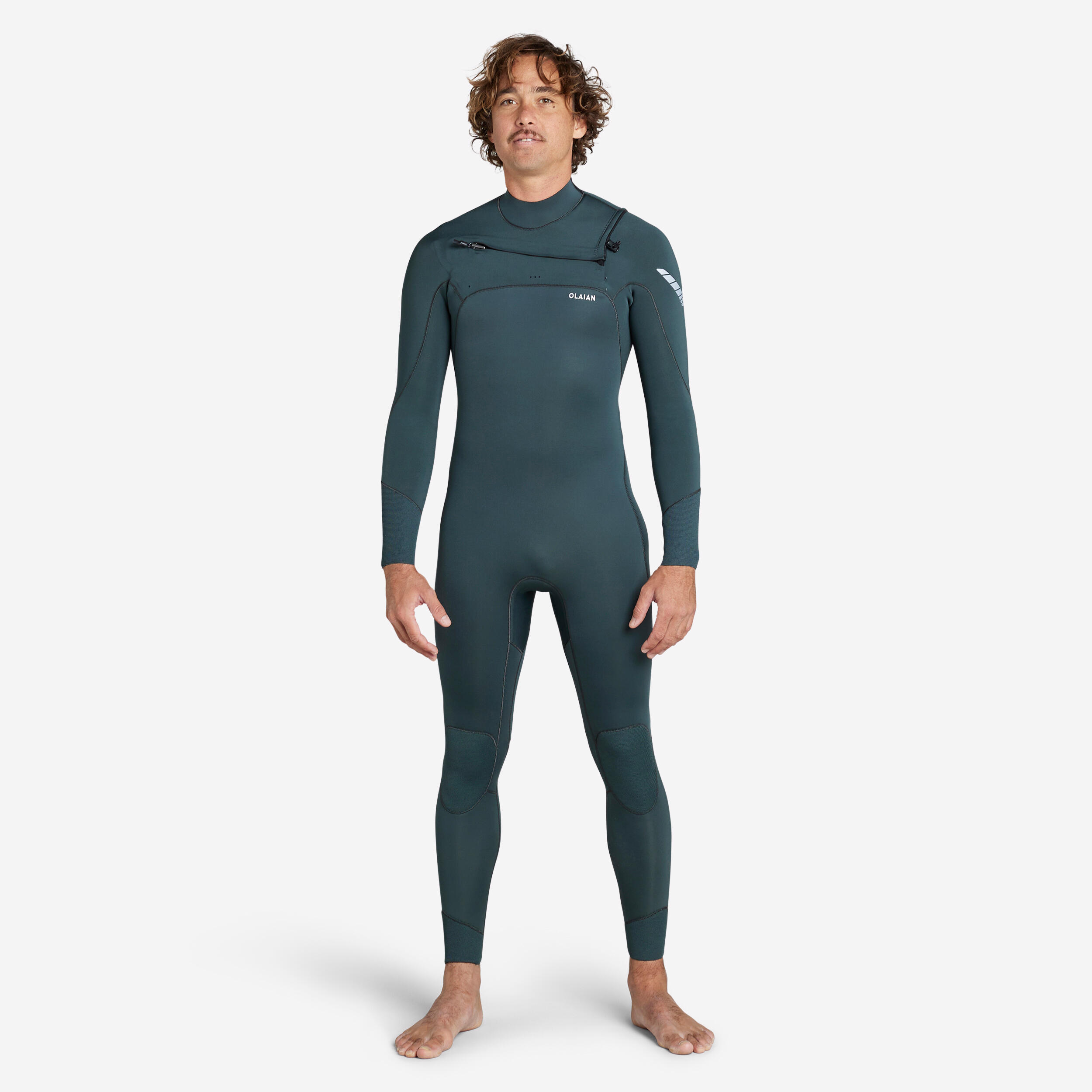 OLAIAN Neoprenanzug Surfen Herren 3/2?mm - 900 dunkelgr?n LT