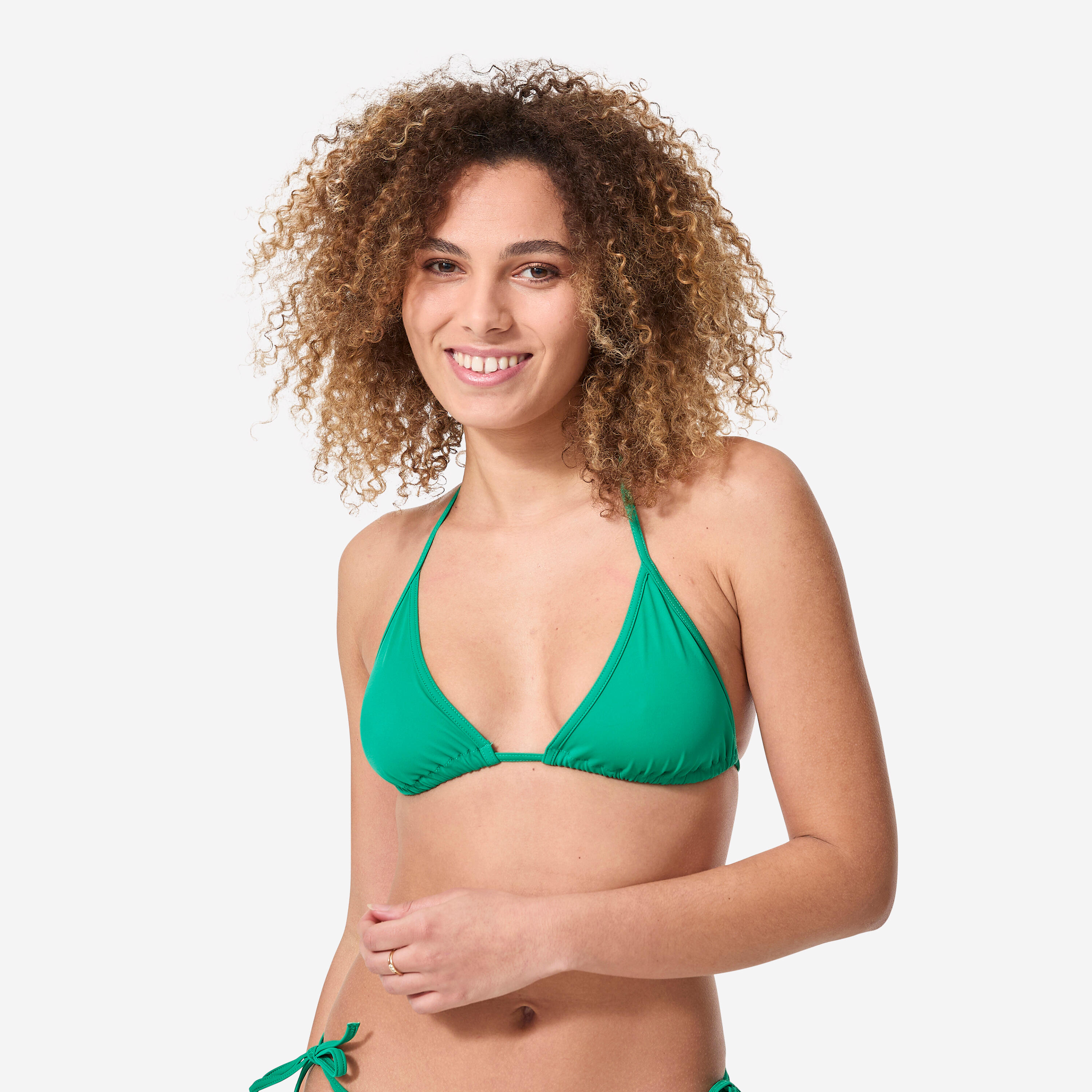 OLAIAN Bikini-Oberteil Damen Triangel verschiebbar Mae gr?n DE 38 / FR 40