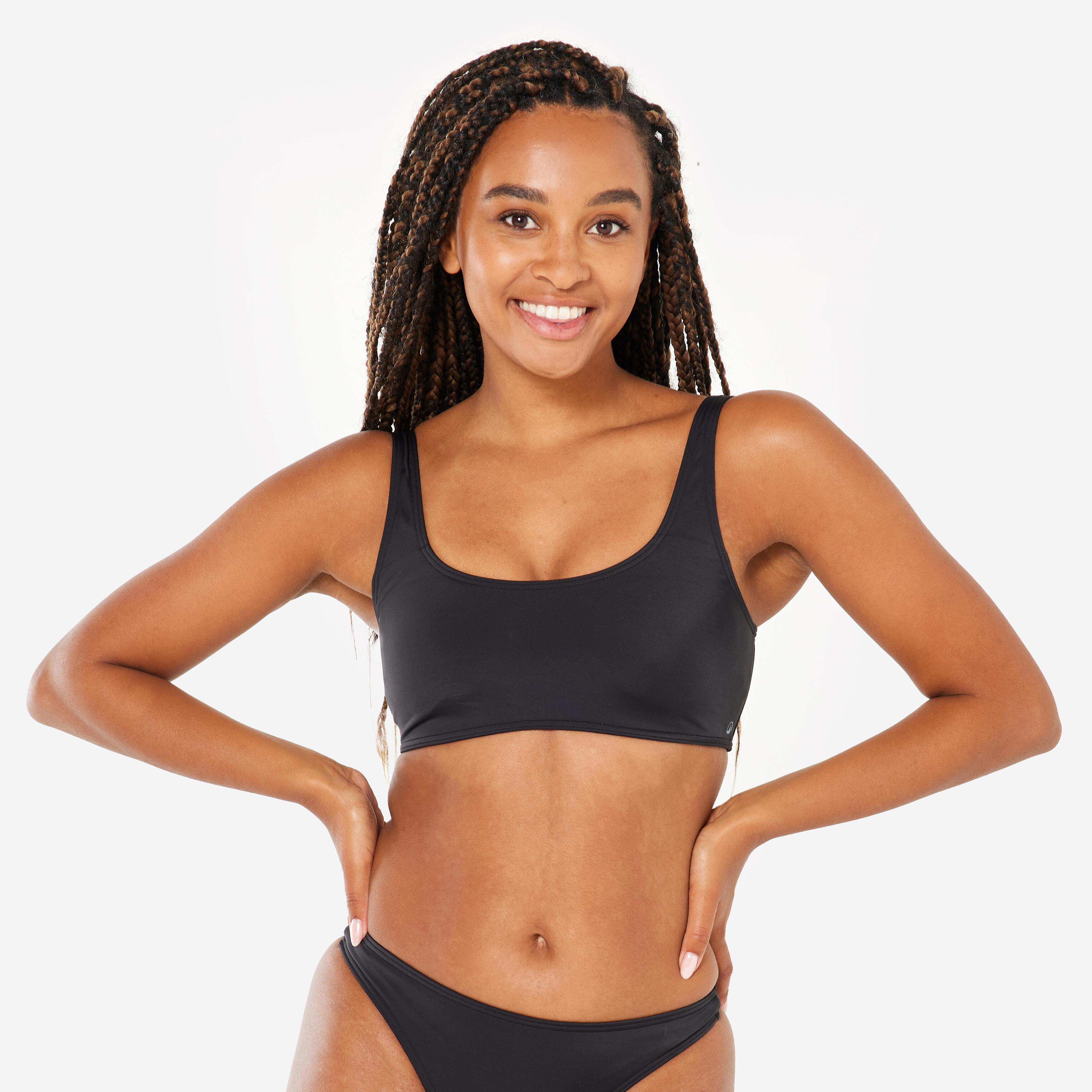 OLAIAN Bikini-Oberteil Damen Bustier herausnehmbare Schalen - Aurely schwarz DE 38 / FR 40