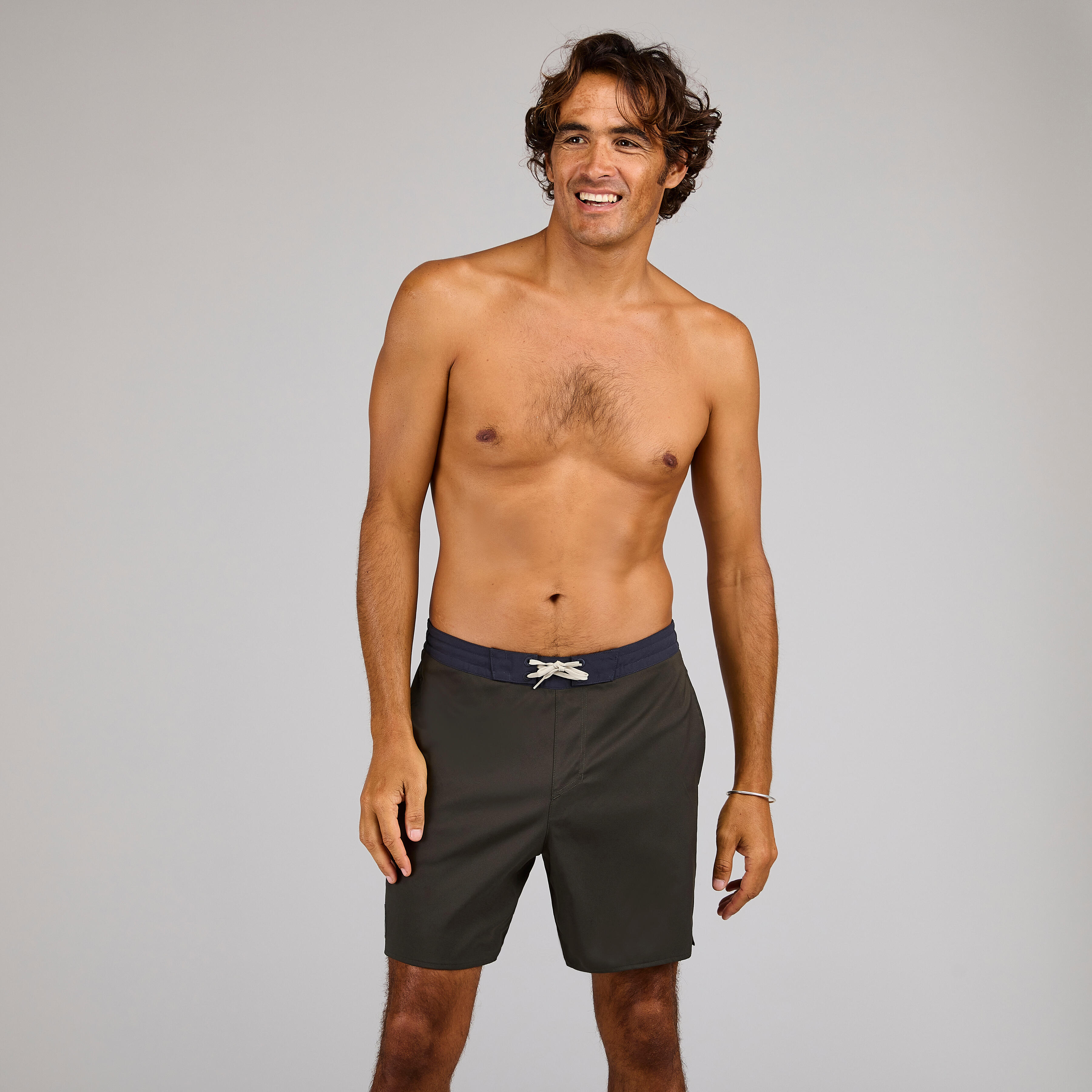 OLAIAN Boardshorts Herren lang 100 khaki XL