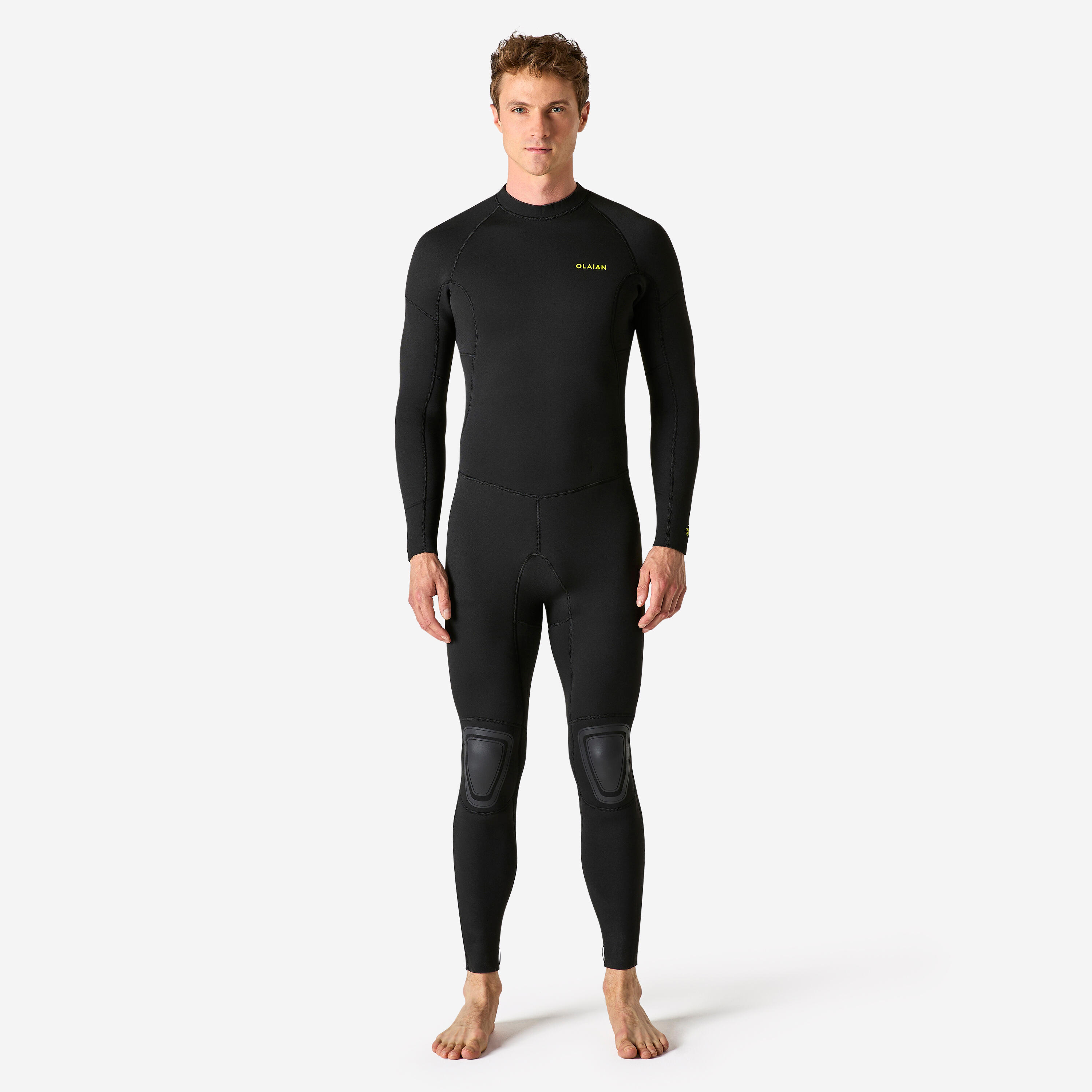OLAIAN Neoprenanzug Surfen Herren R?ckenrei?verschluss 100 4/3?mm schwarz S