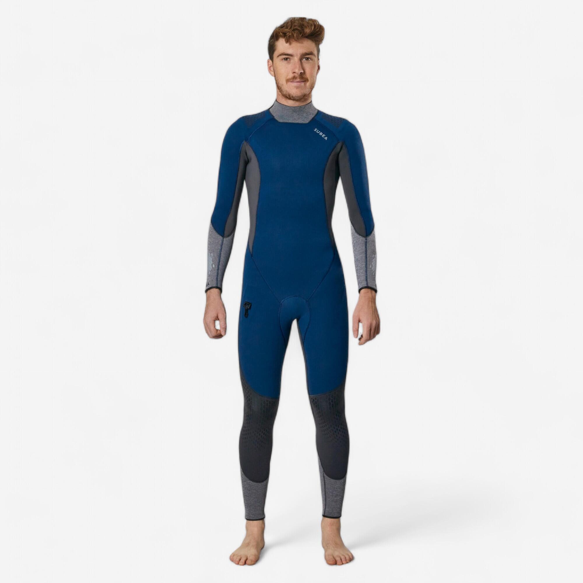 Decathlon Neoprenanzug Tauchen Herren 3 mm - SCD 900 blau/grau XL