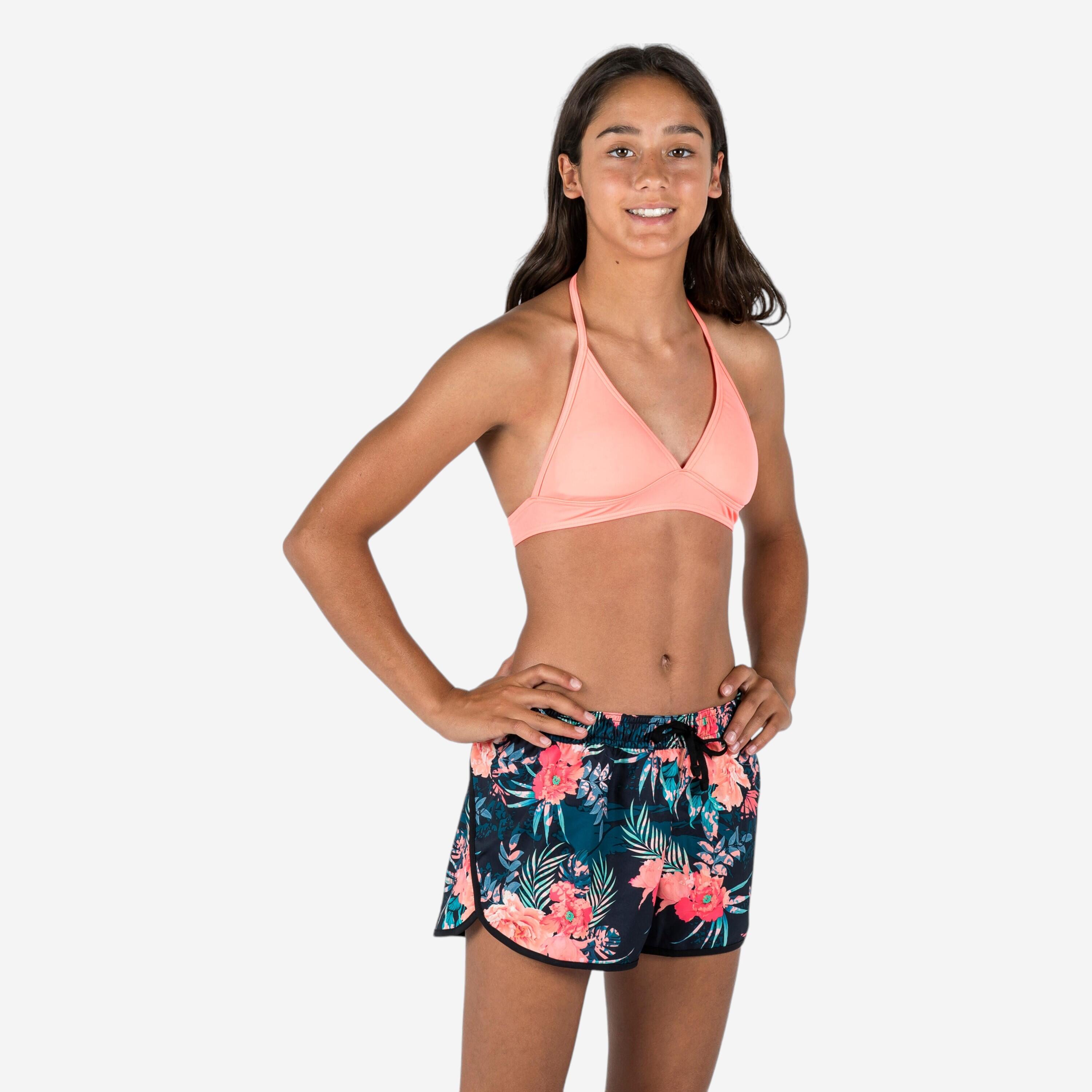 OLAIAN Boardshorts Surfen M?dchen Katy Shiso schwarz 141-148cm 10-11J