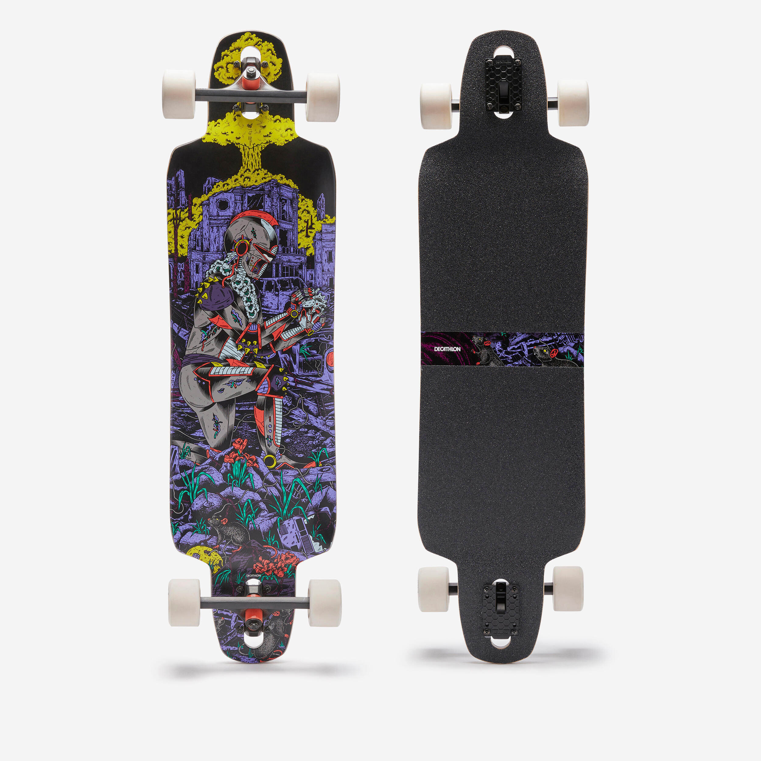 Decathlon Longboard - Free 500 Drop Cyber No Size