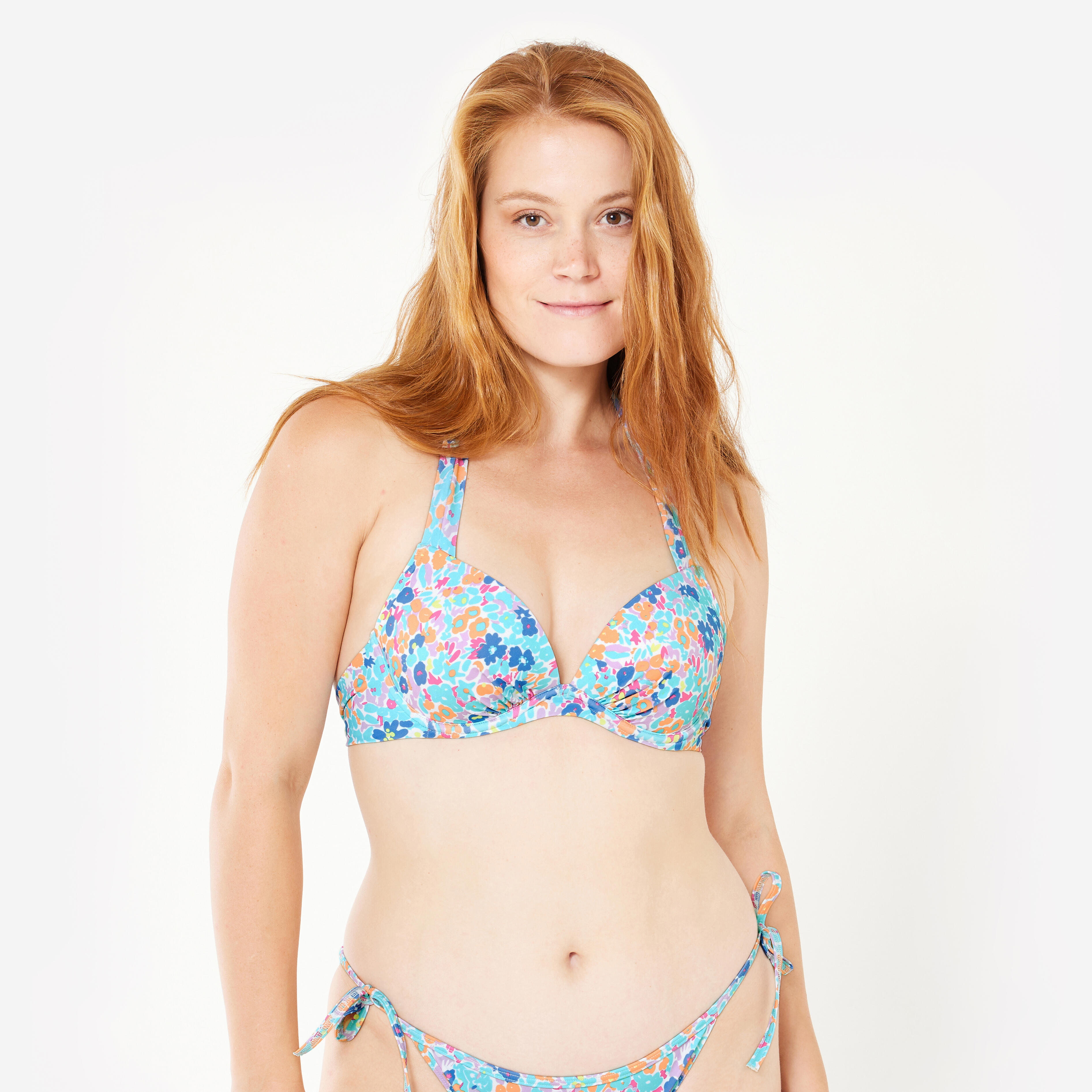 OLAIAN Bikini-Oberteil Surfen Damen Push-Up Elena Prairie mehrfarbig 80C