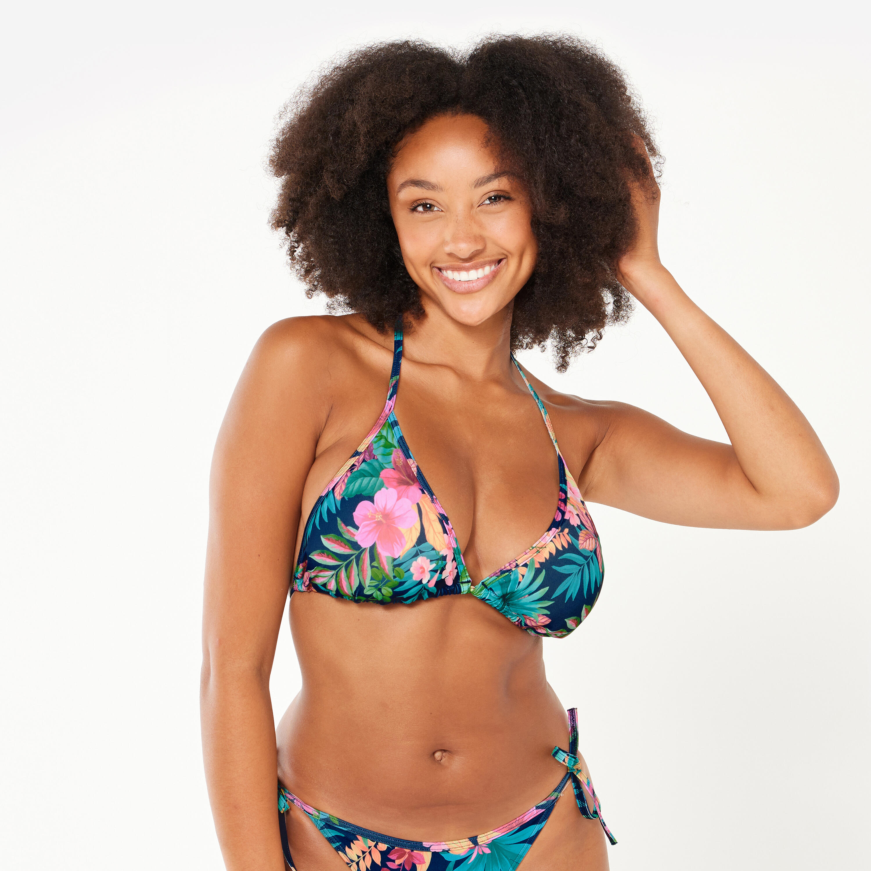 OLAIAN Bikini-Oberteil Damen Triangel Mae Borabora blau DE 34 / FR 36