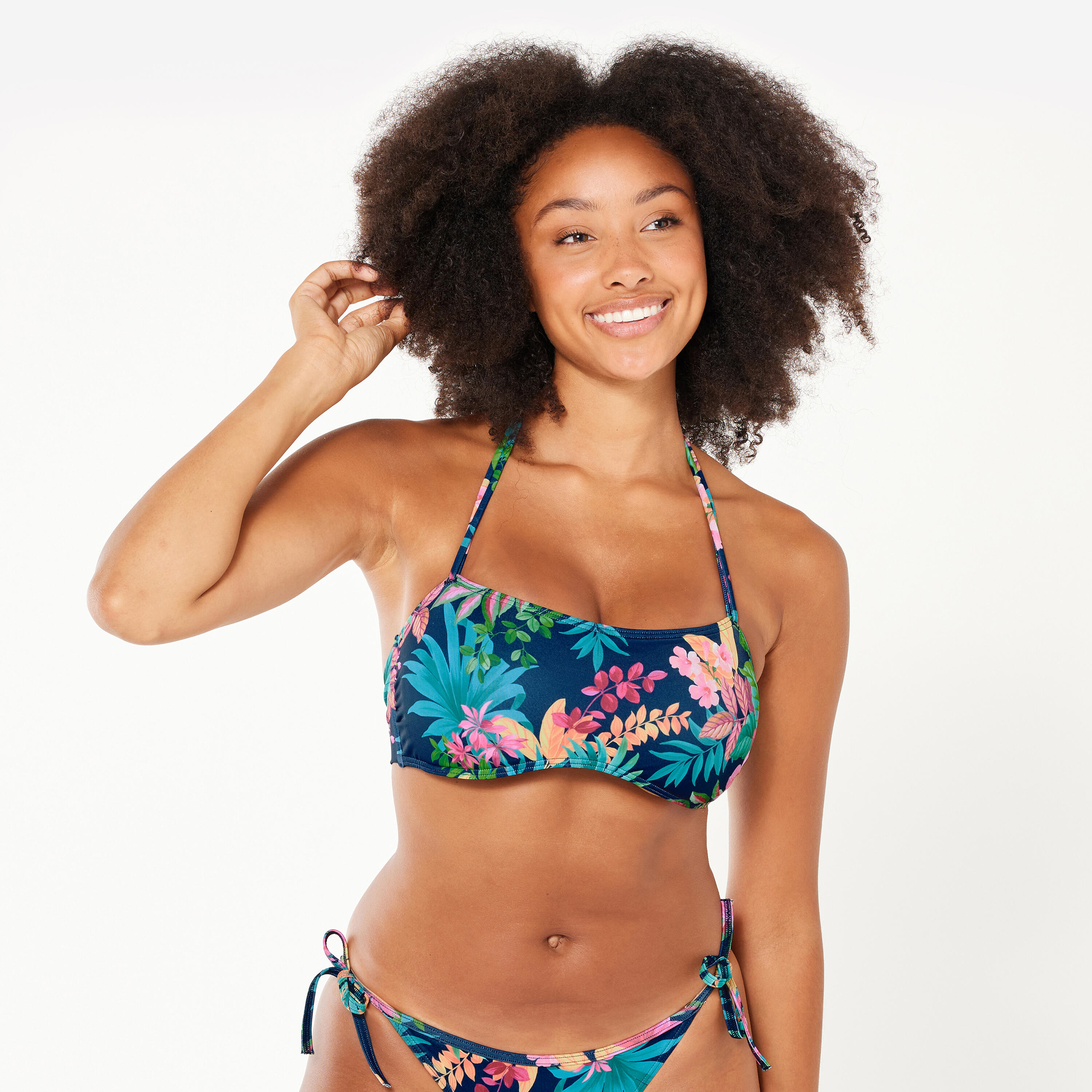 OLAIAN Bikini-Oberteil Damen Bandeau Laura Borabora mehrfarbig 80D