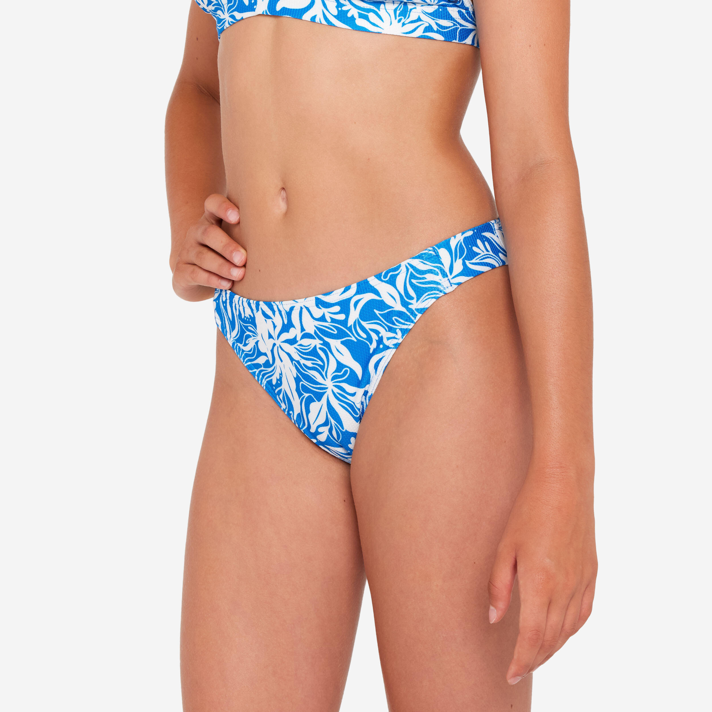 OLAIAN Bikini-Hose M?dchen Bruna blau/wei? 141-148cm 10-11J