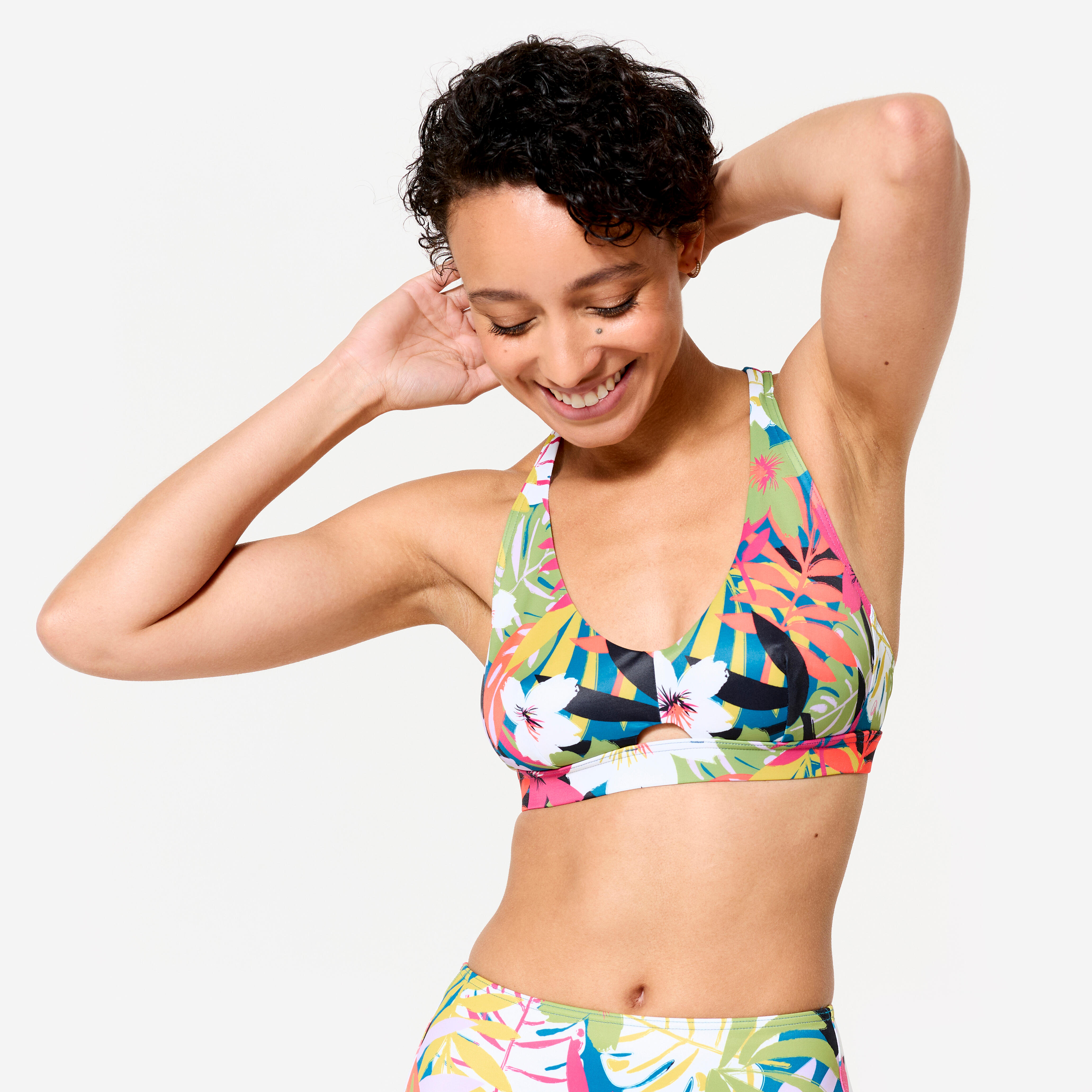 OLAIAN Bikini-Oberteil Damen Bustier gebl?mt Agatha mehrfarbig 75 B