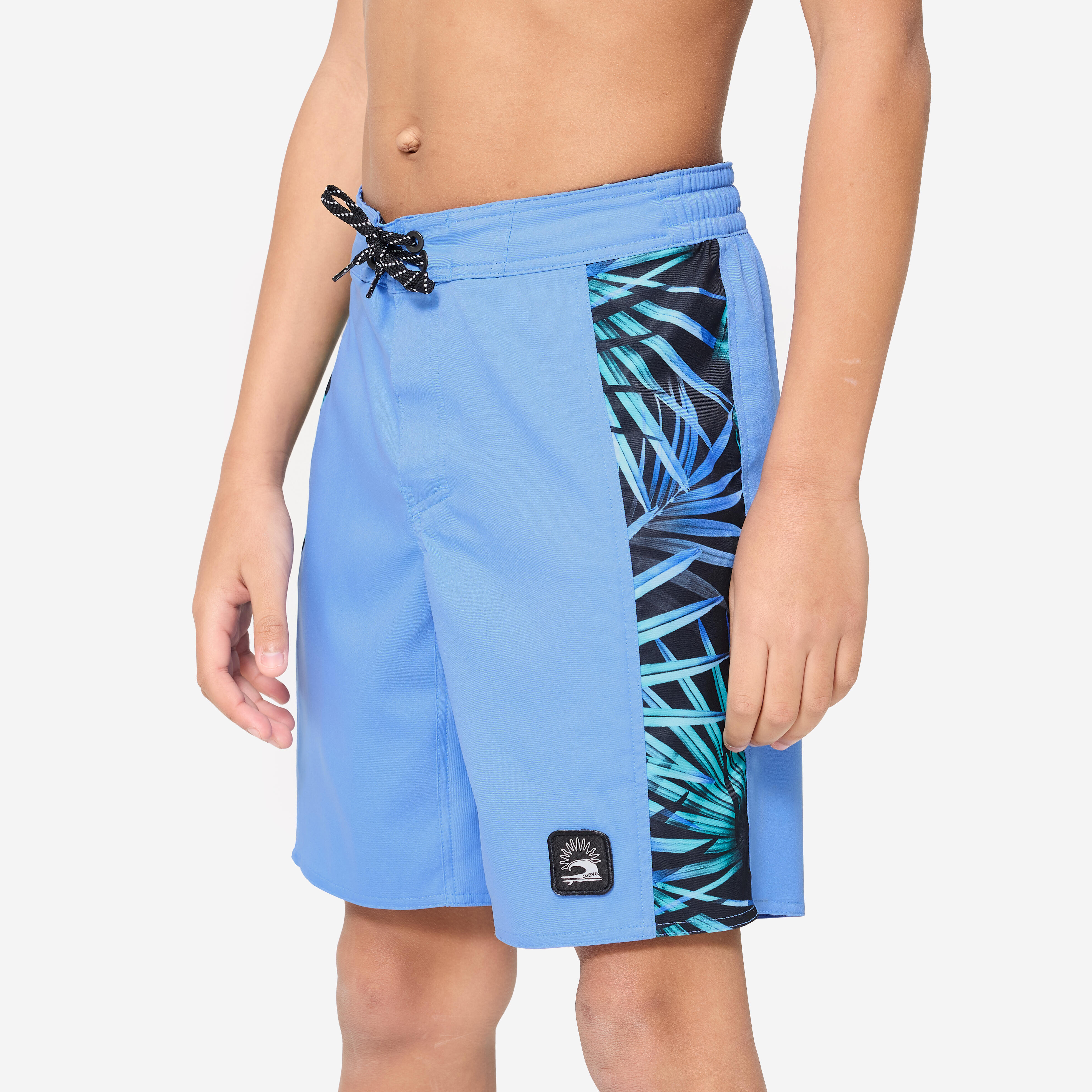 OLAIAN Boardshorts Surfen Jungen 900 Band blau 131-140cm 8-9J