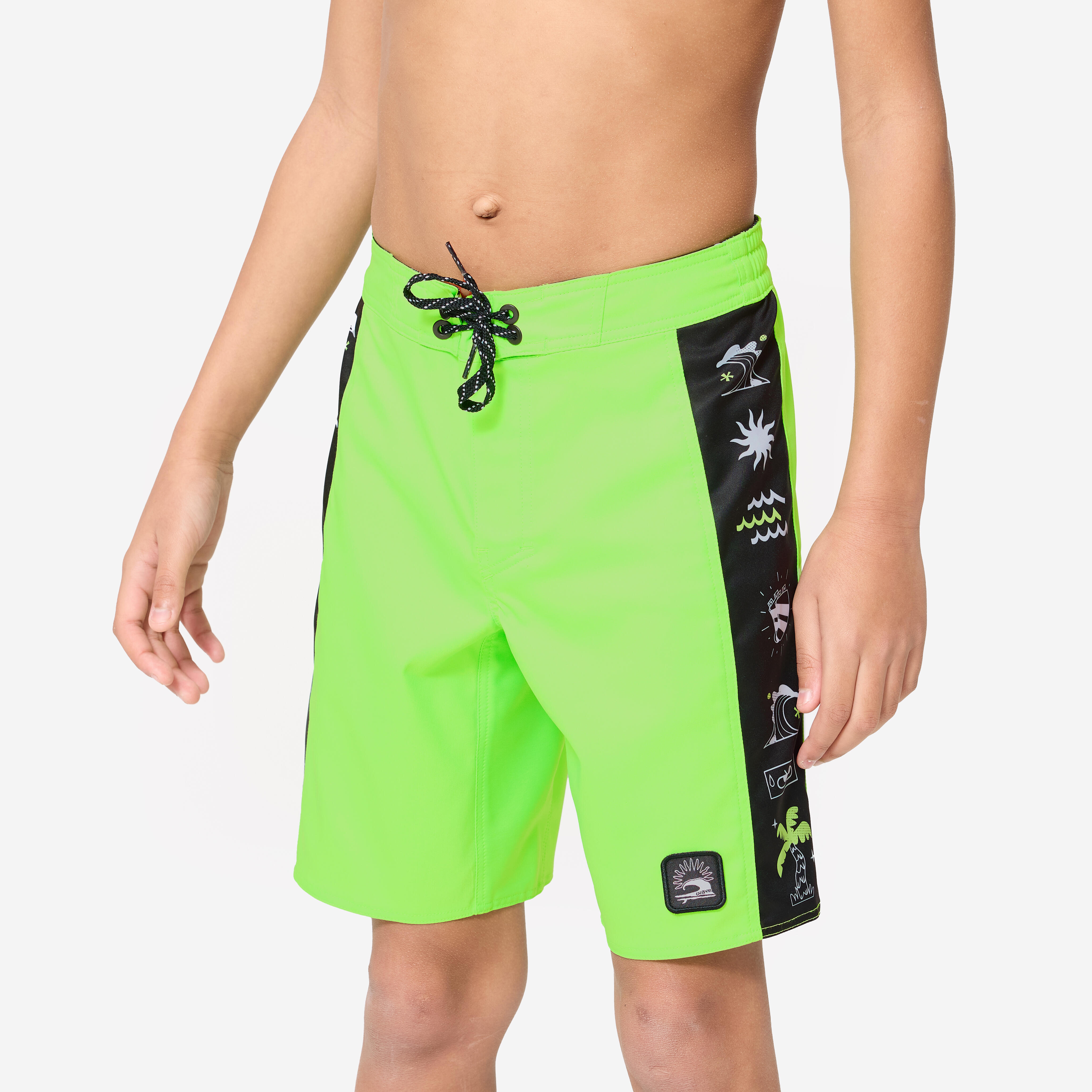 OLAIAN Boardshorts Surfen Jungen 900 Band gr?n 161-172cm 14-15J