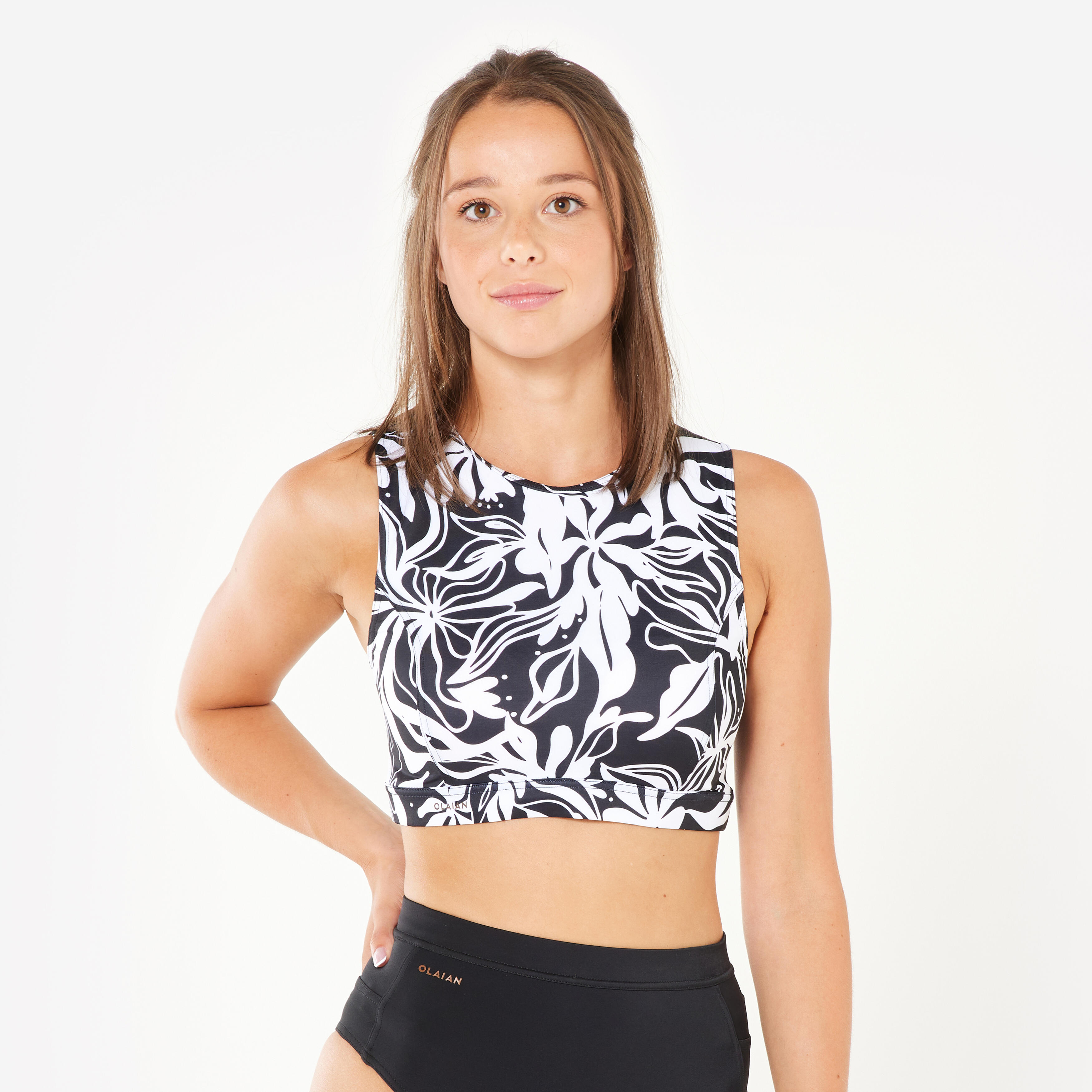 OLAIAN Bikini-Oberteil Damen Bustier Carla schwarz/wei? 75 B