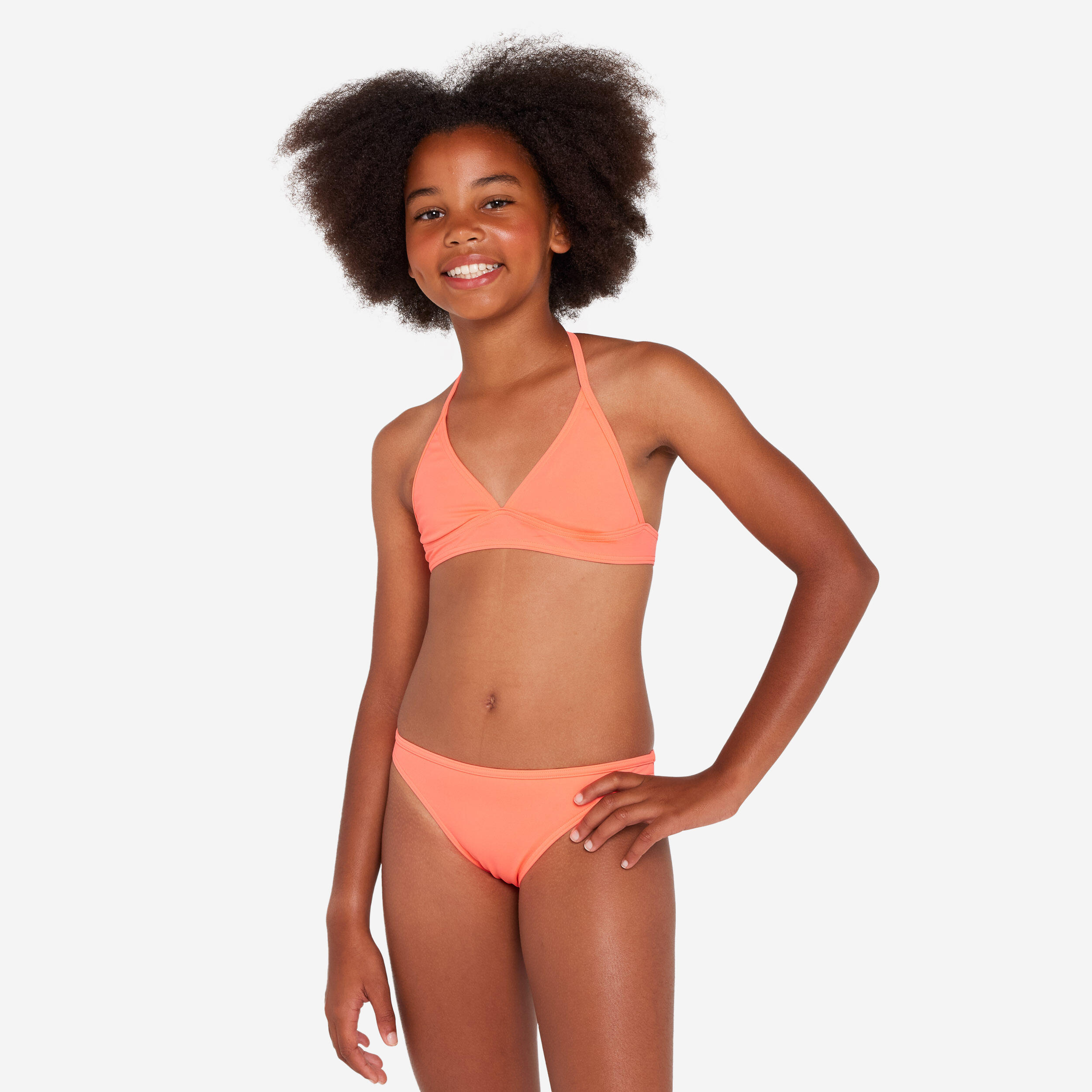 OLAIAN Bikini-Set Surfen M?dchen Tali koralle 149-159cm 12-13J