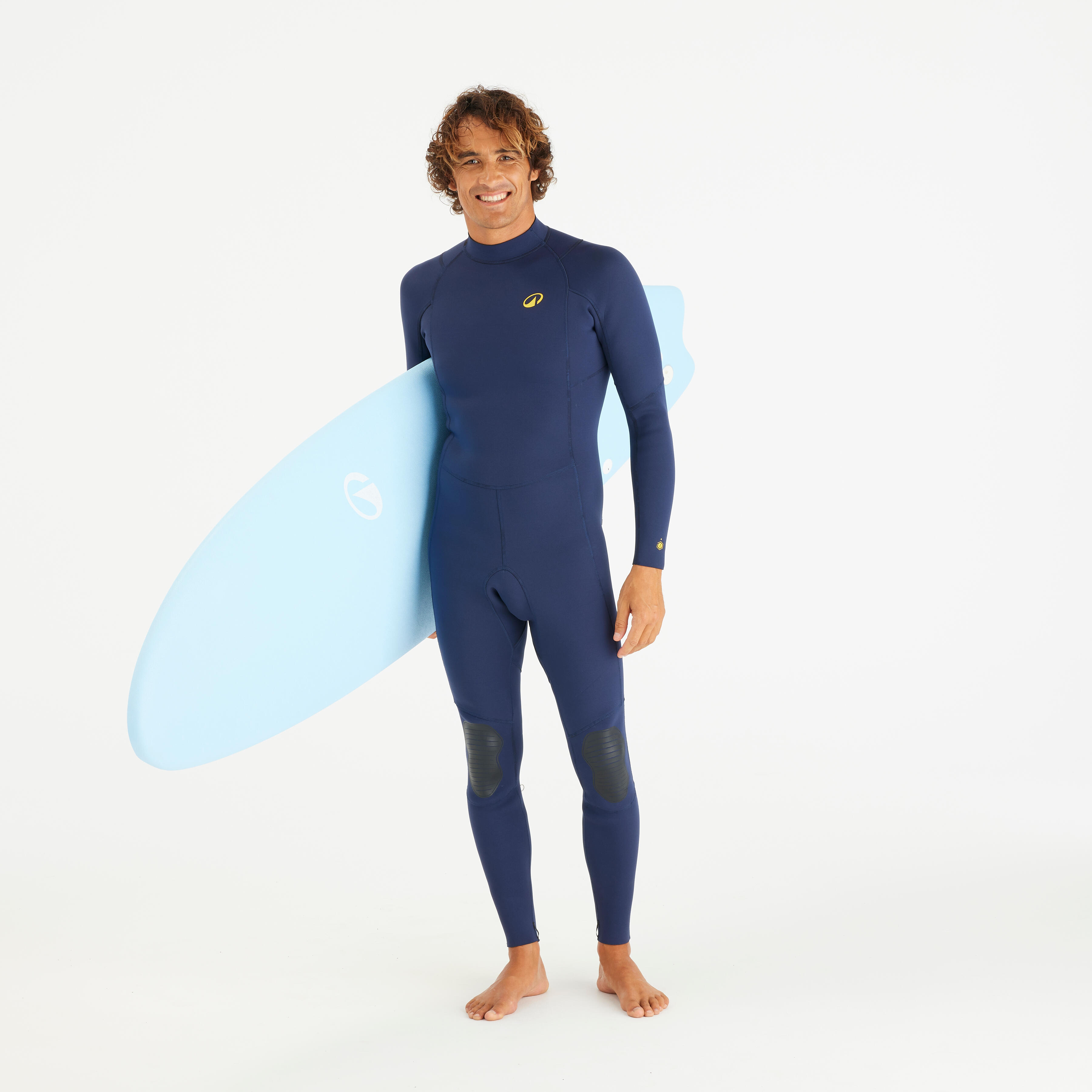 Decathlon Neoprenanzug Surfen Herren Naturkautschuk 2/2 mm Yulex 100 blau 