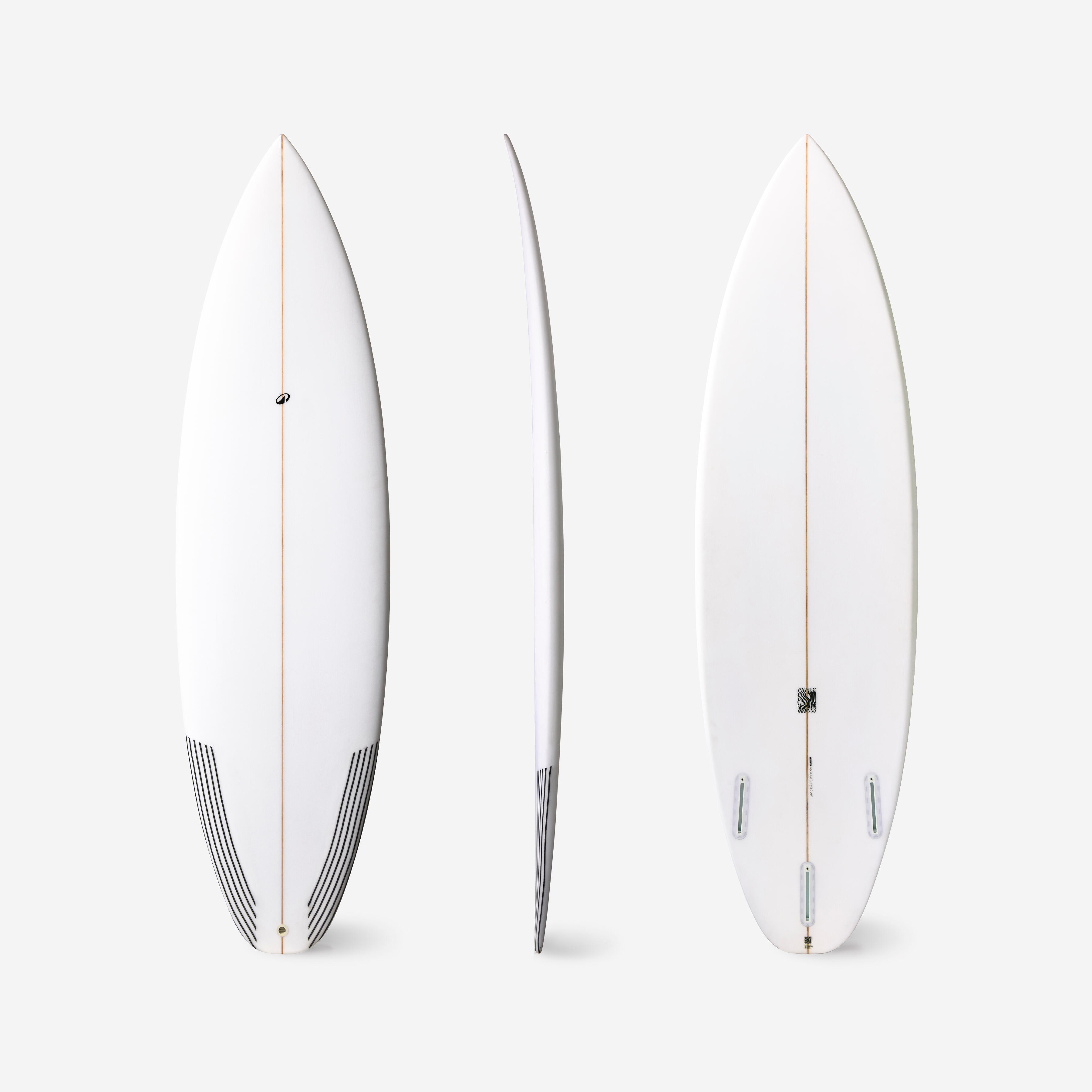 OLAIAN Shortboard mit Futures Box ohne Finnen Performance wei? 5'11
