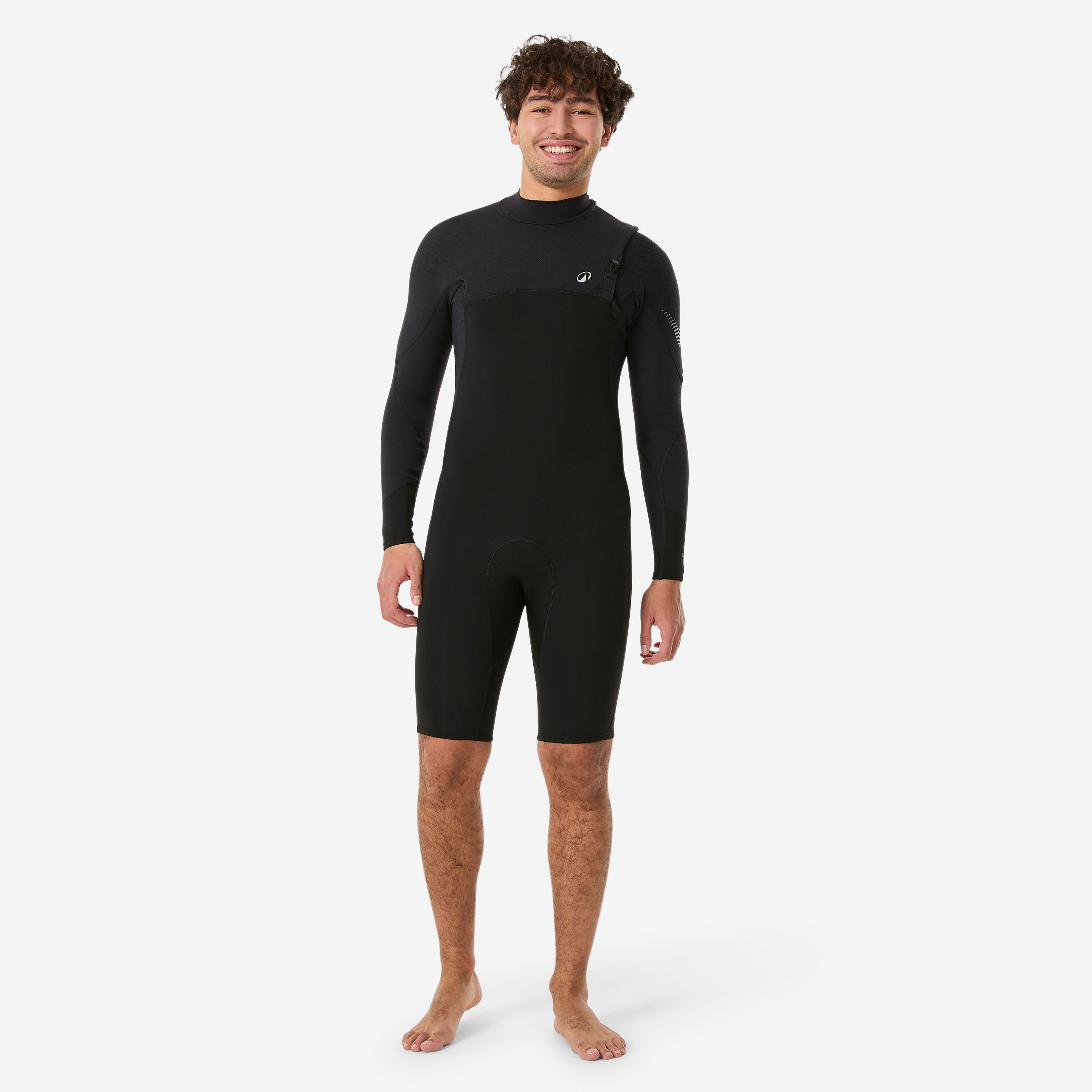 Decathlon Neopren Shorty Surfen Herren langarm Springsuit ohne Reißverschluss 900 1,5 mm M
