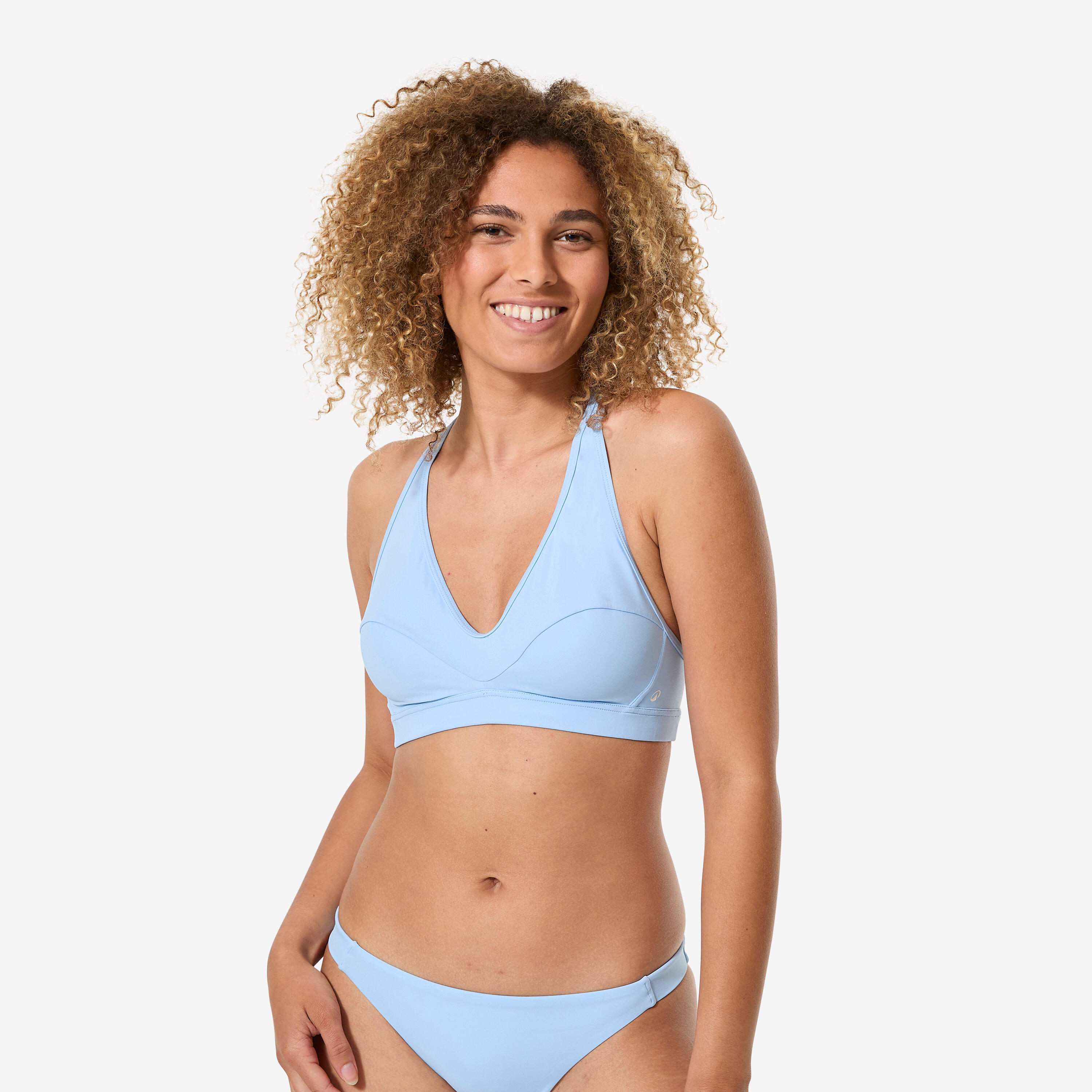 OLAIAN Bikini-Oberteil Damen Bustier große Größen Ana hellblau 