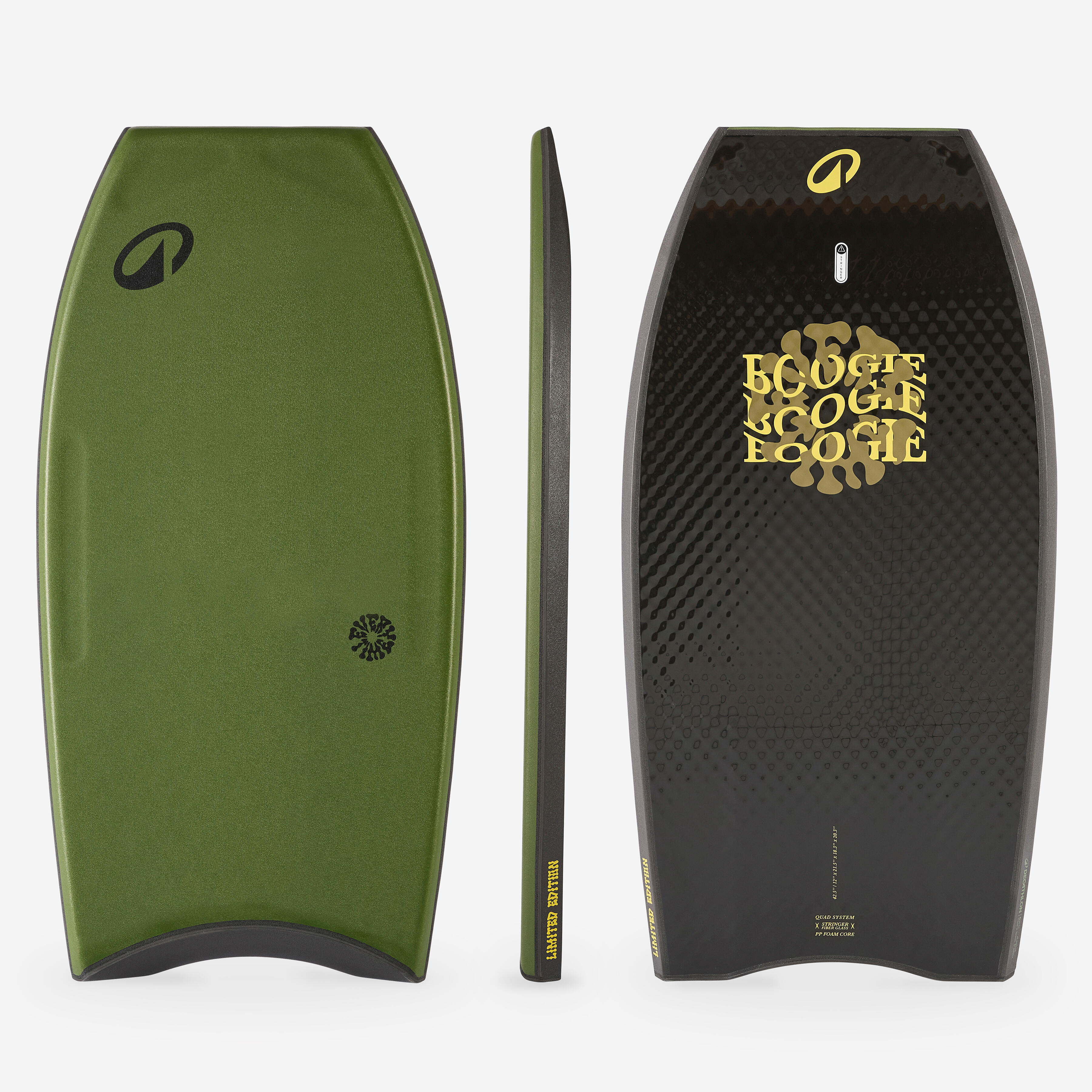 Decathlon Bodyboard 900 LTD khaki/schwarz 40