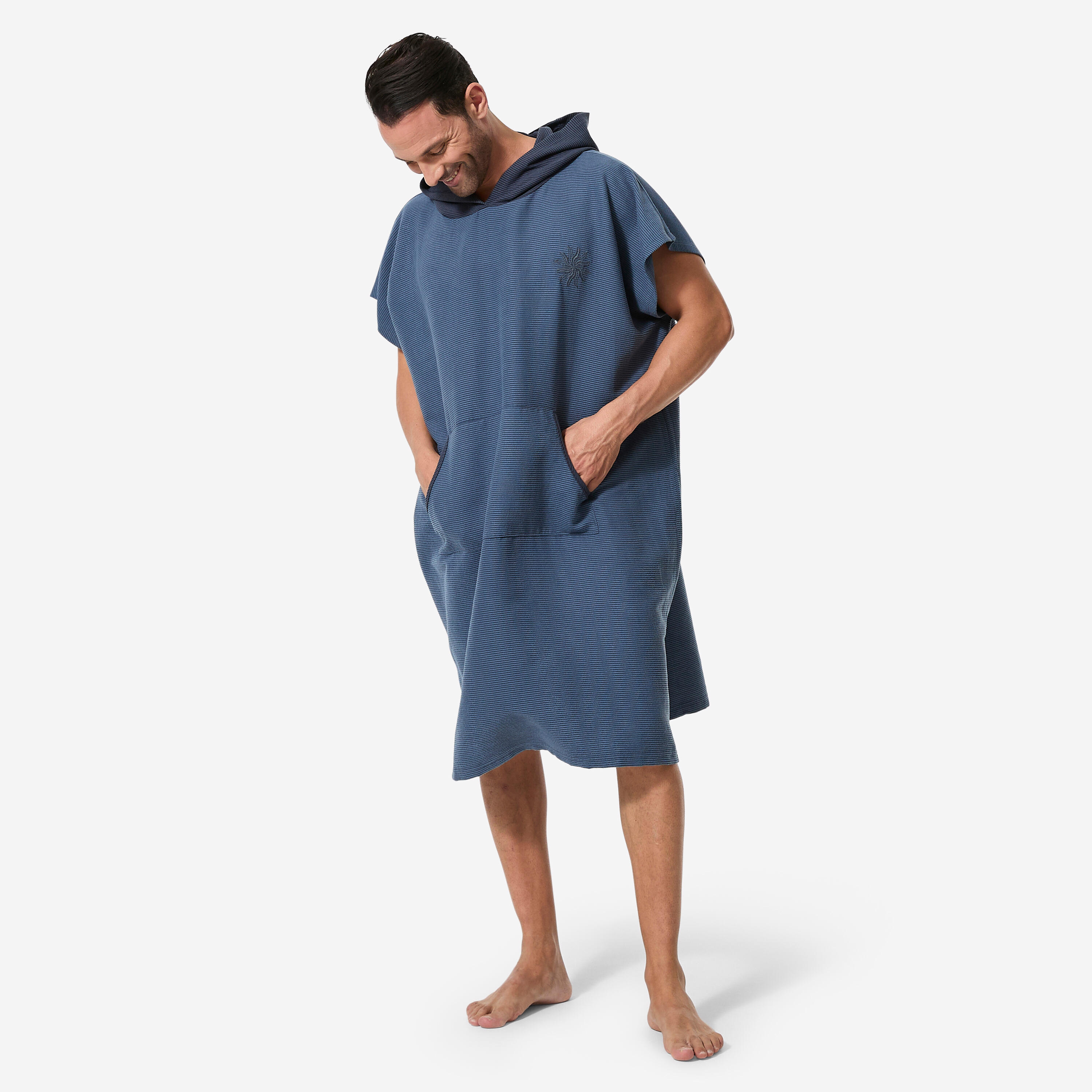 Decathlon Surf-Poncho Mikrofaser 150 blau No Size