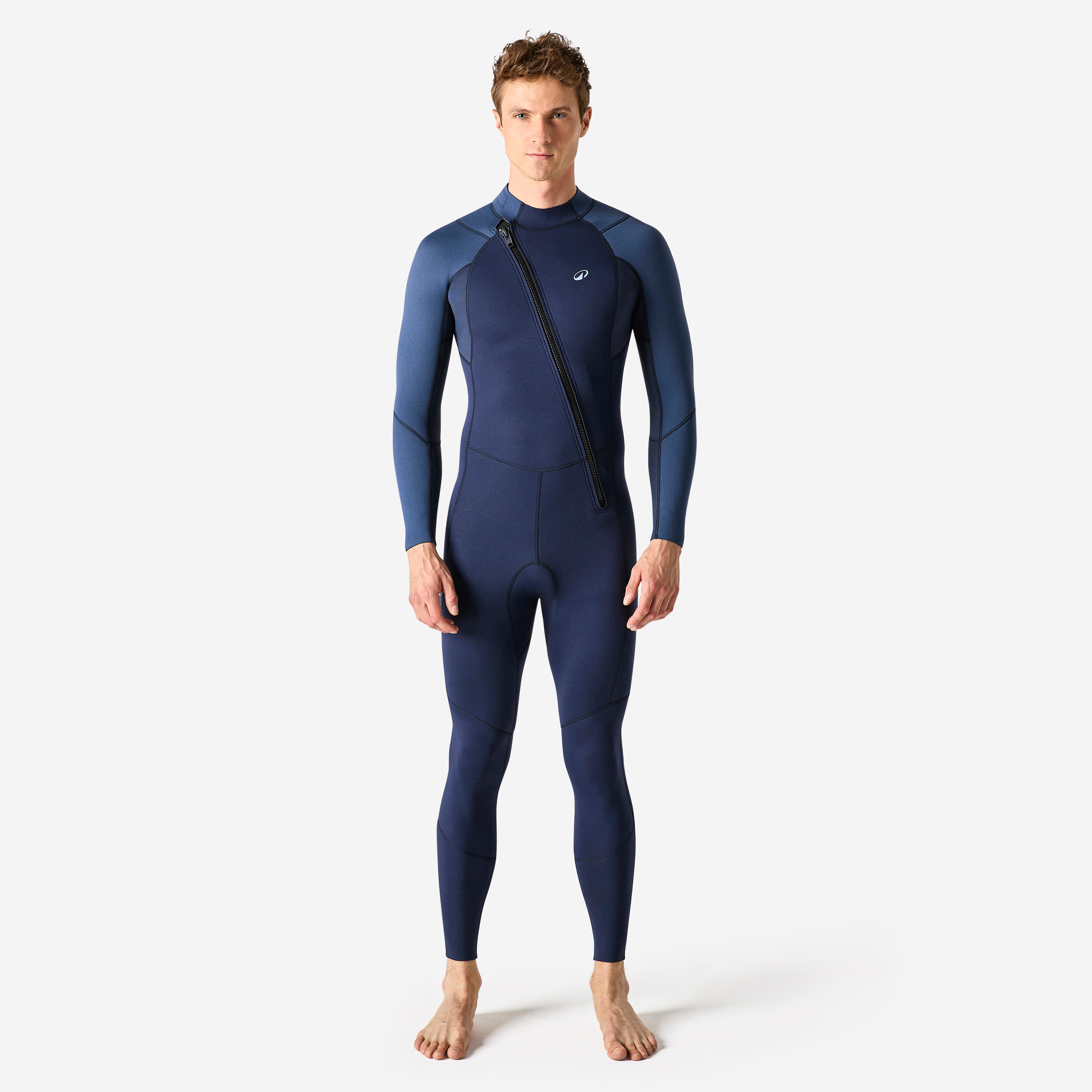 Decathlon Neoprenanzug Einteiler Schnorcheln Tauchen Herren 2,5 mm Essential blau 