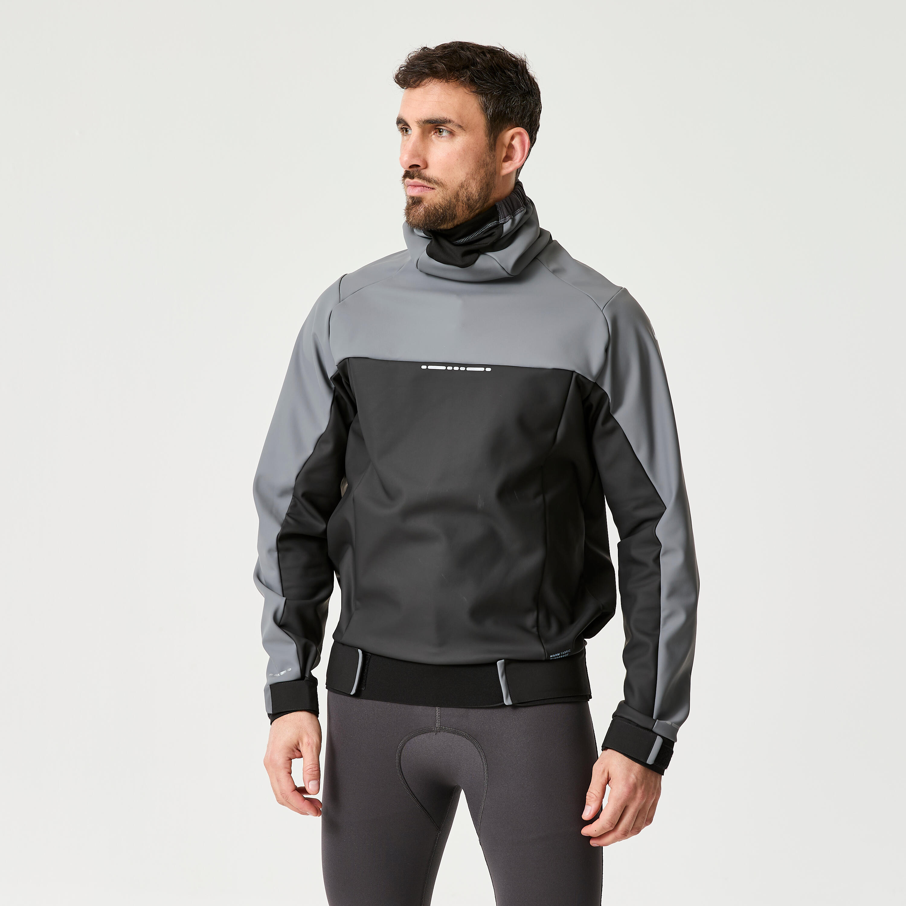 TRIBORD Spraytop Segeln/Kajak Damen/Herren warm leicht 500 grau 