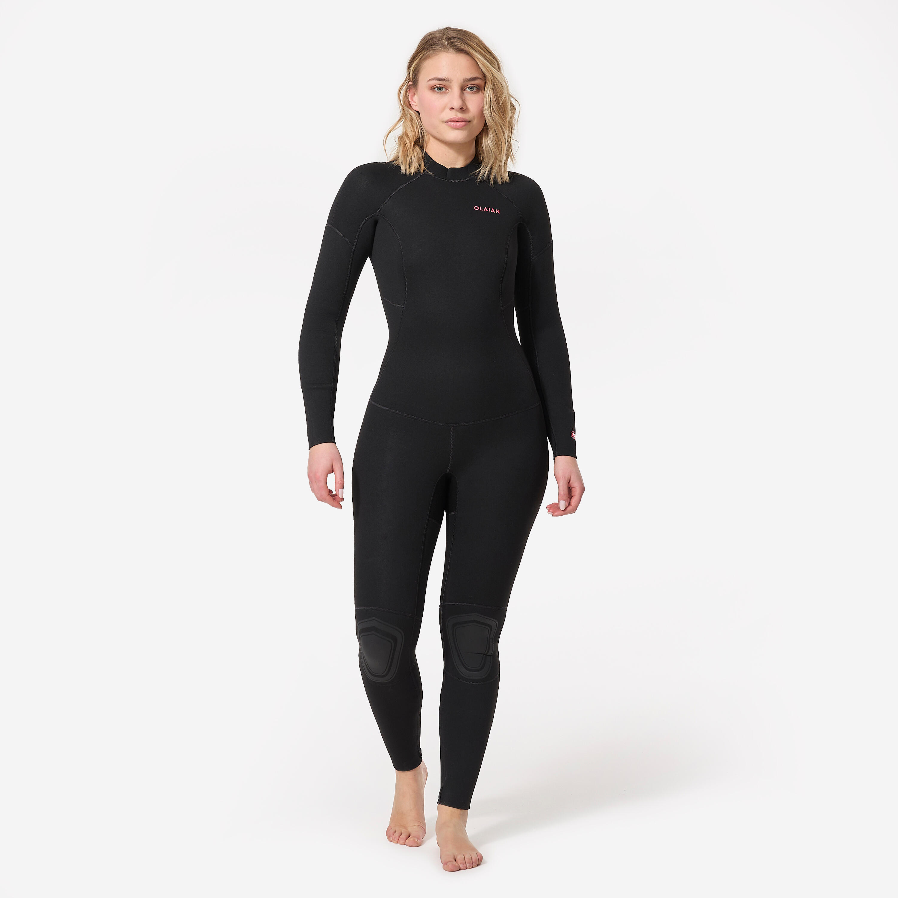 OLAIAN Neoprenanzug Surfen Damen R?ckenrei?verschluss 100 4/3?mm schwarz M