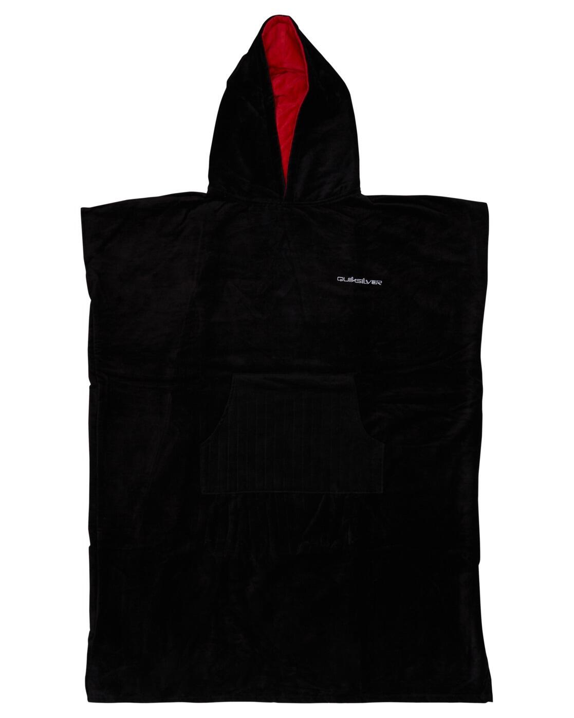 Quiksilver Surf-Poncho HOODY Schwarz Herren ONE SIZE