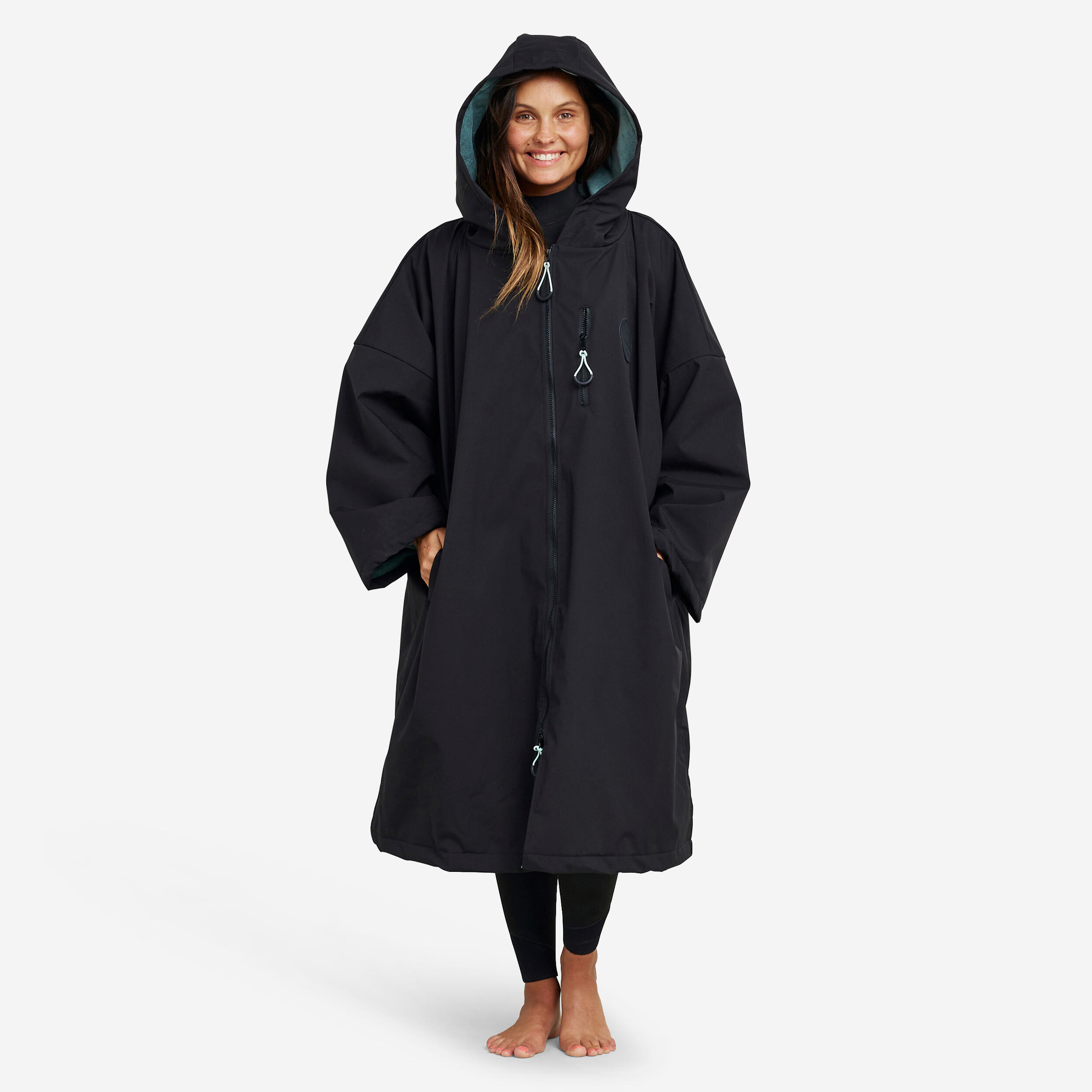 OLAIAN Surf-Poncho Damen/Herren 950 schwarz