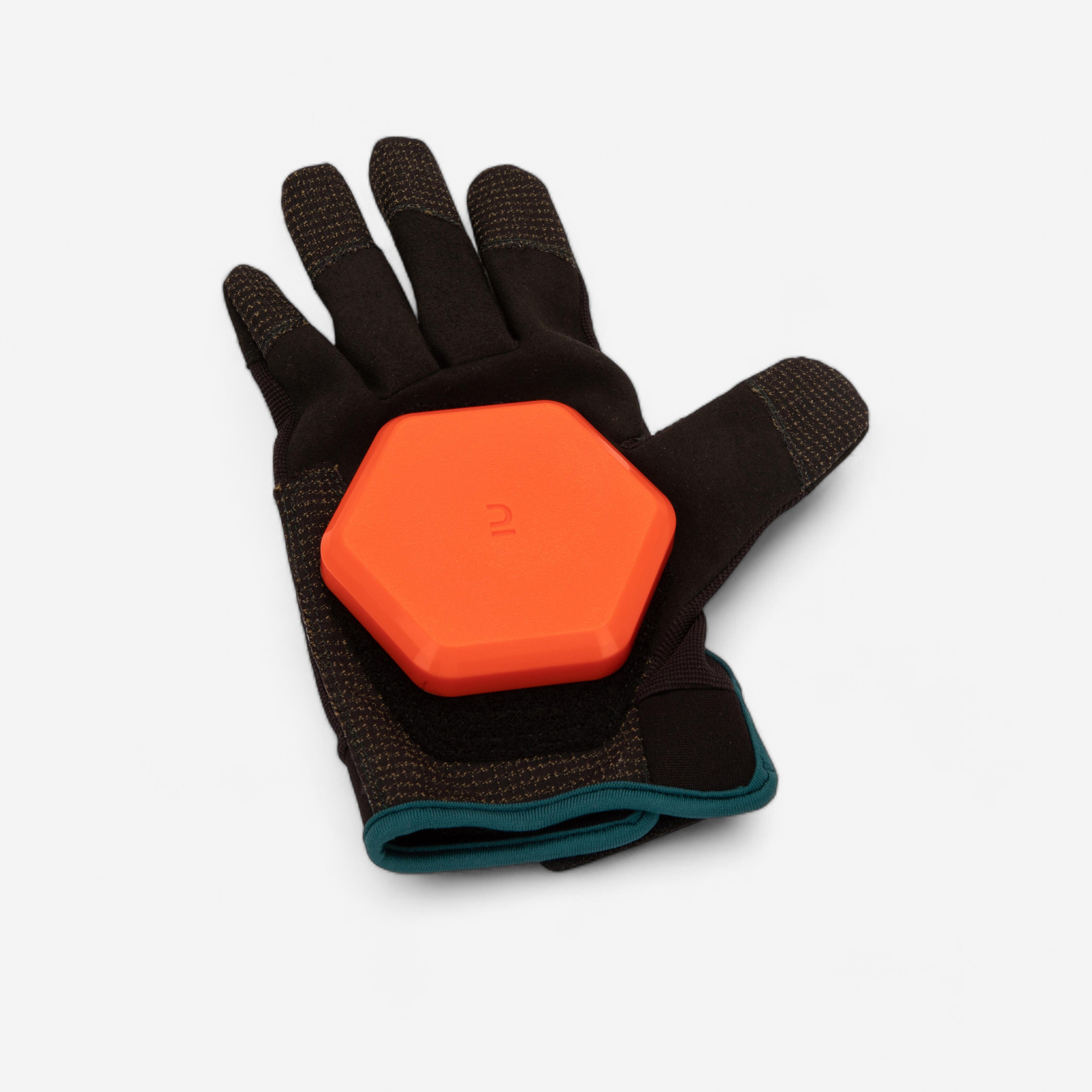 Decathlon Handschuhe Slide Longboard Freeride 500 schwarz/orange