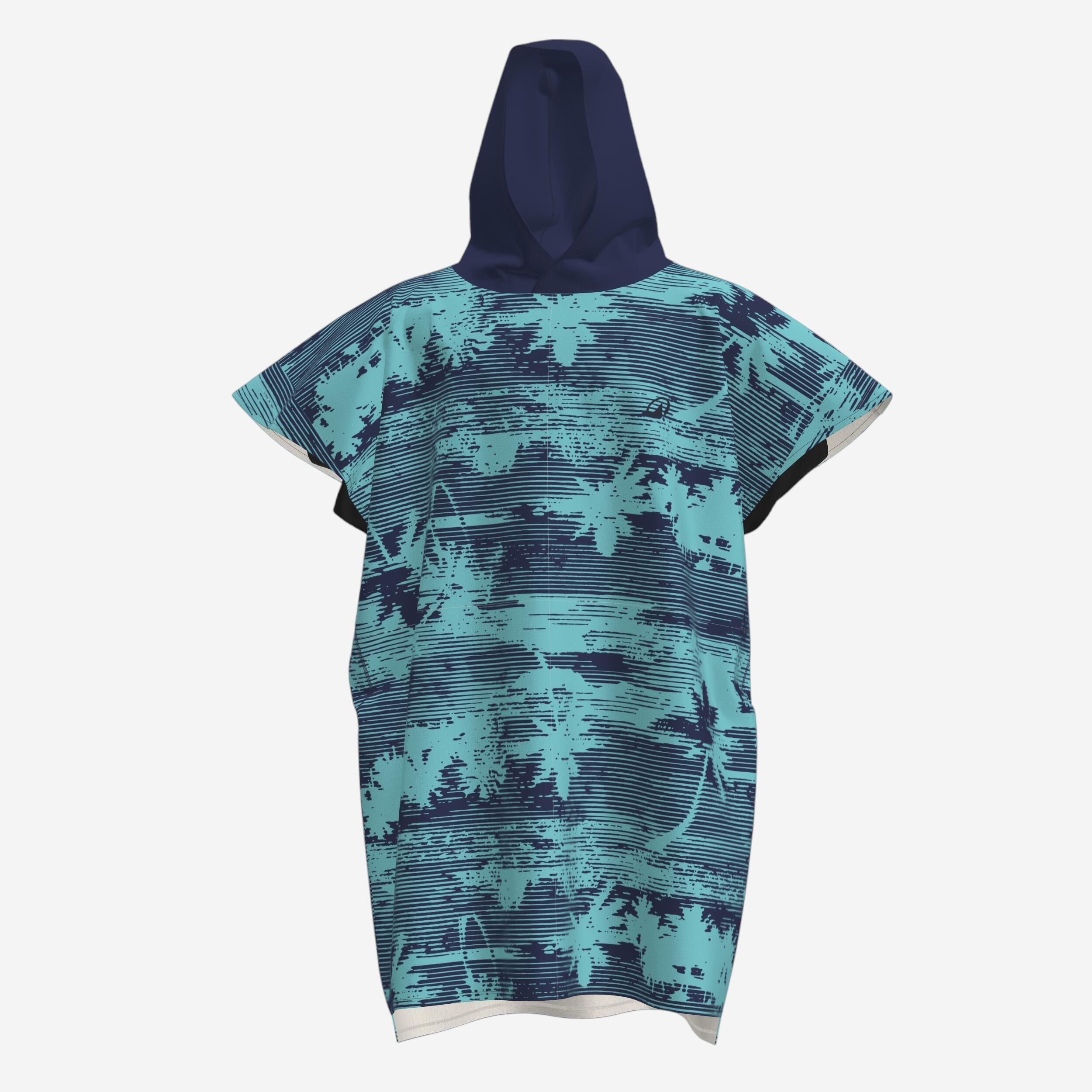 OLAIAN Surf-Poncho Kinder 550 View 135-160?cm blau