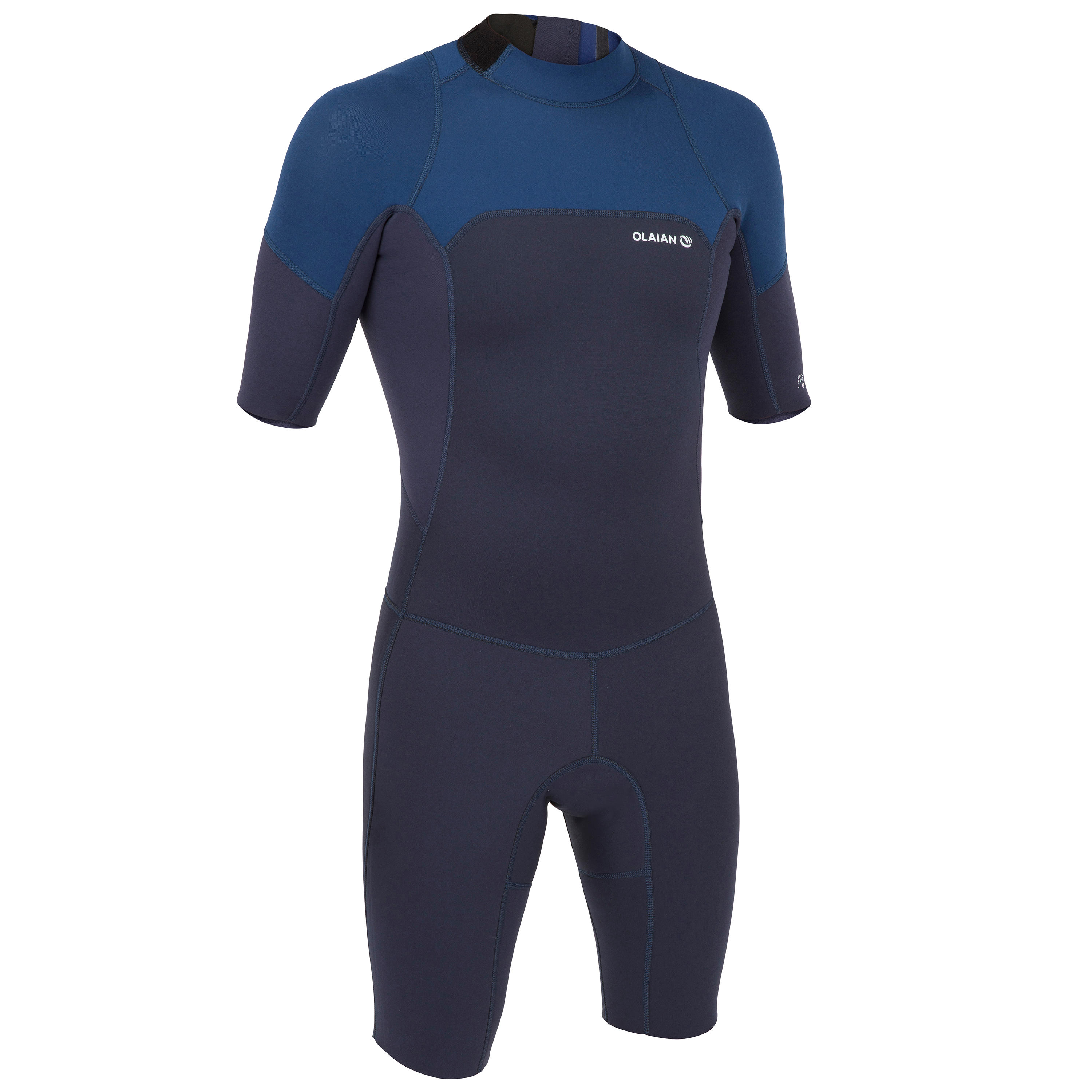 OLAIAN Gebraucht - Neopren Shorty Surfen Herren Stretch 500 blau - GUT