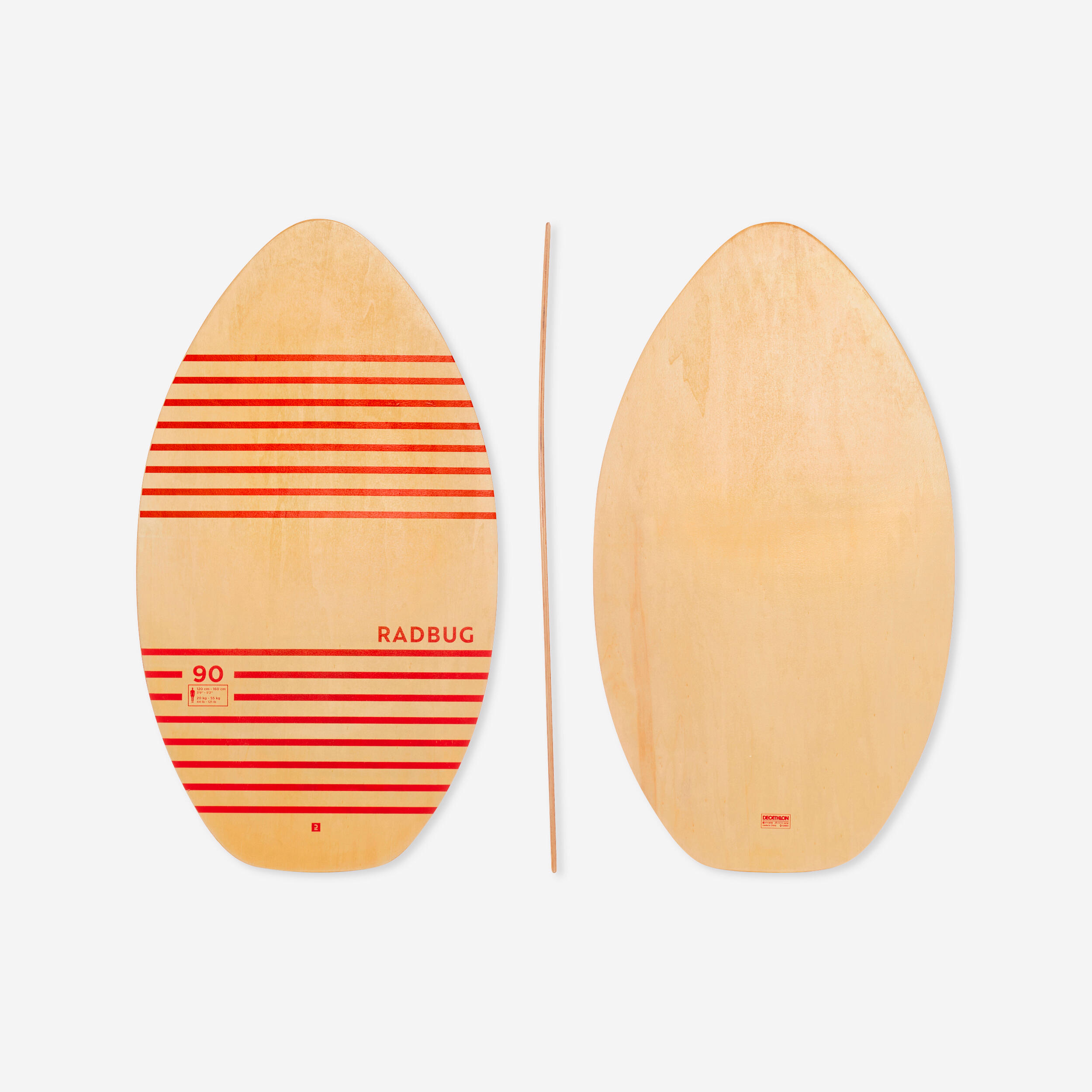 RADBUG Gebraucht - Skimboard 100 Holz Kinder - GUT