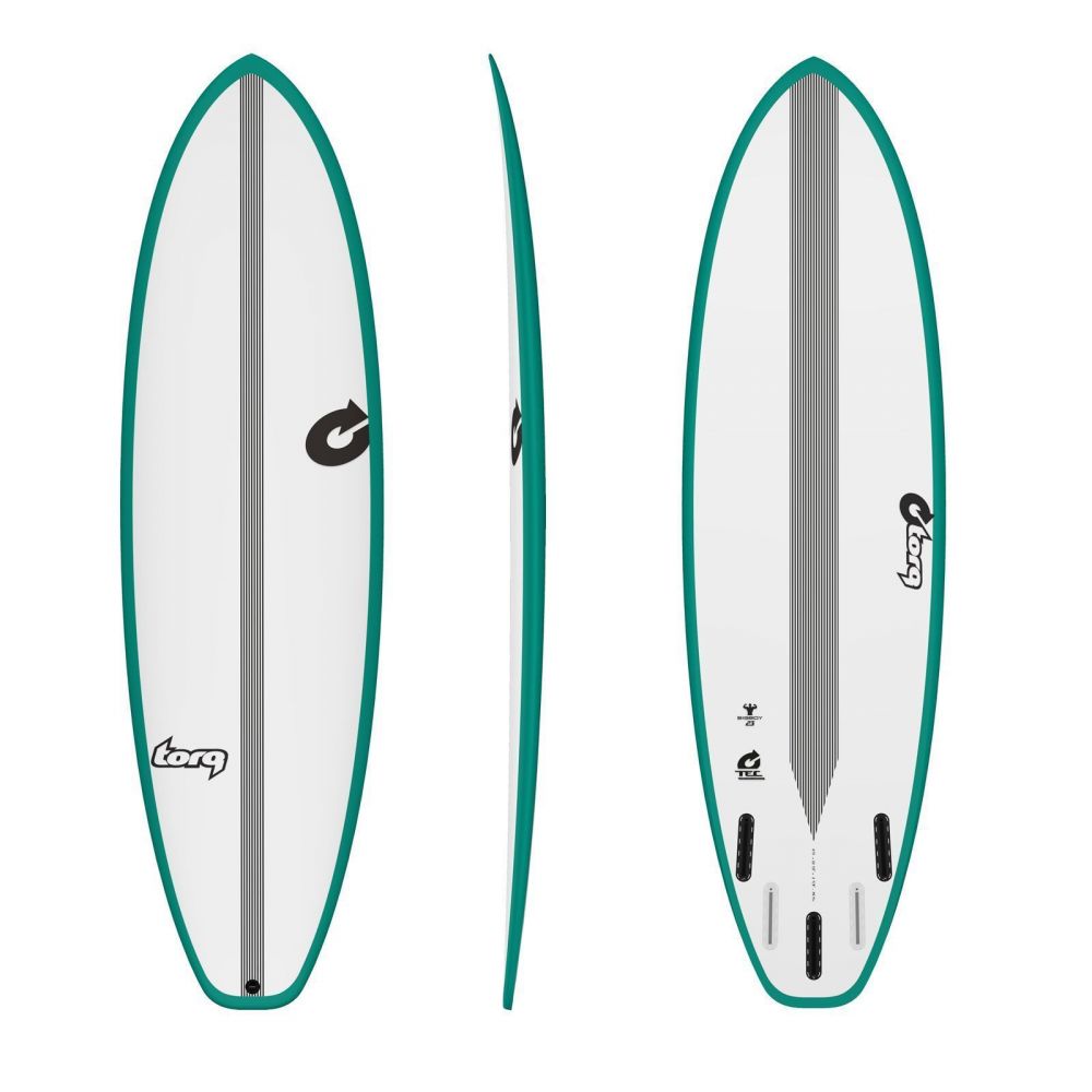 Surfboard TORQ Epoxy TEC BigBoy23  6.6 Rail Grün