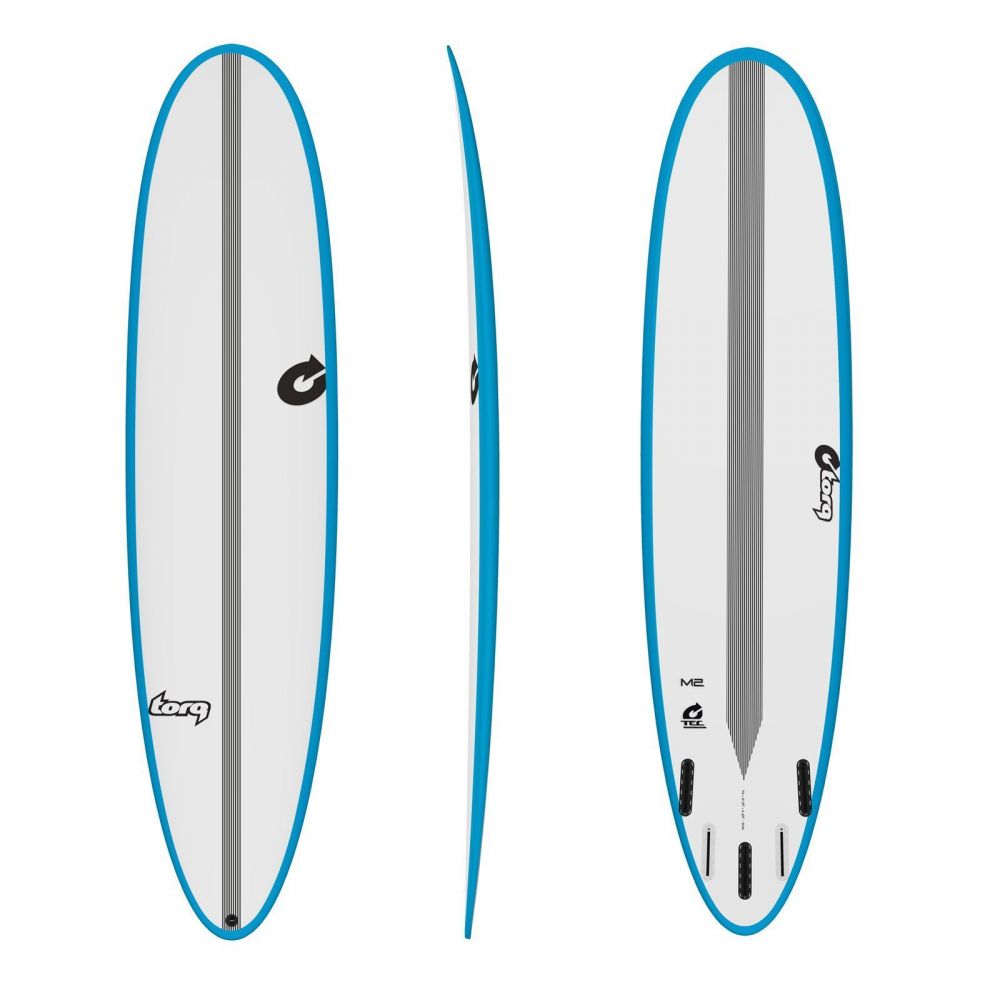 Surfboard TORQ Epoxy TEC M2  6.6 Rail Blau