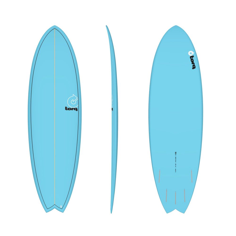 Surfboard TORQ Epoxy TET 5.11 MOD Fish Blau