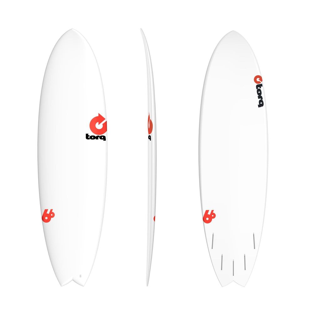 Surfboard TORQ Epoxy TET RENTAL 6.6 MOD Fish