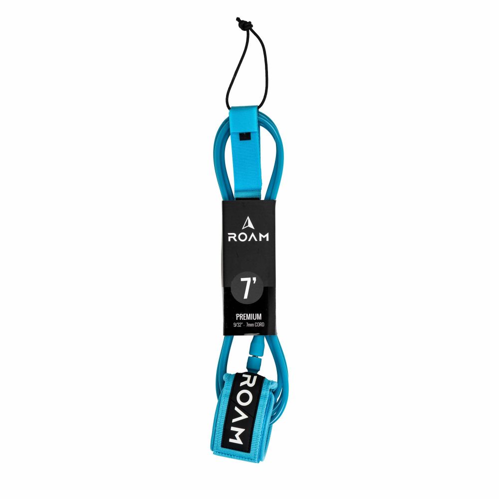 ROAM Surfboard Leash Premium 7.0 Dark Teal
