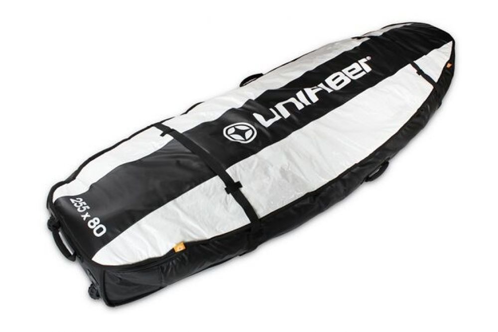 Unifiber Double Pro Boardbag 255 x 80 mit XL-Rollen