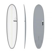Surfboard TORQ Epoxy TET 7.4 V+ Funboard Gray Pinl