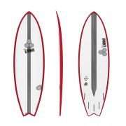 Surfboard CHANNEL ISLANDS X-lite Pod Mod 5.10 Rot
